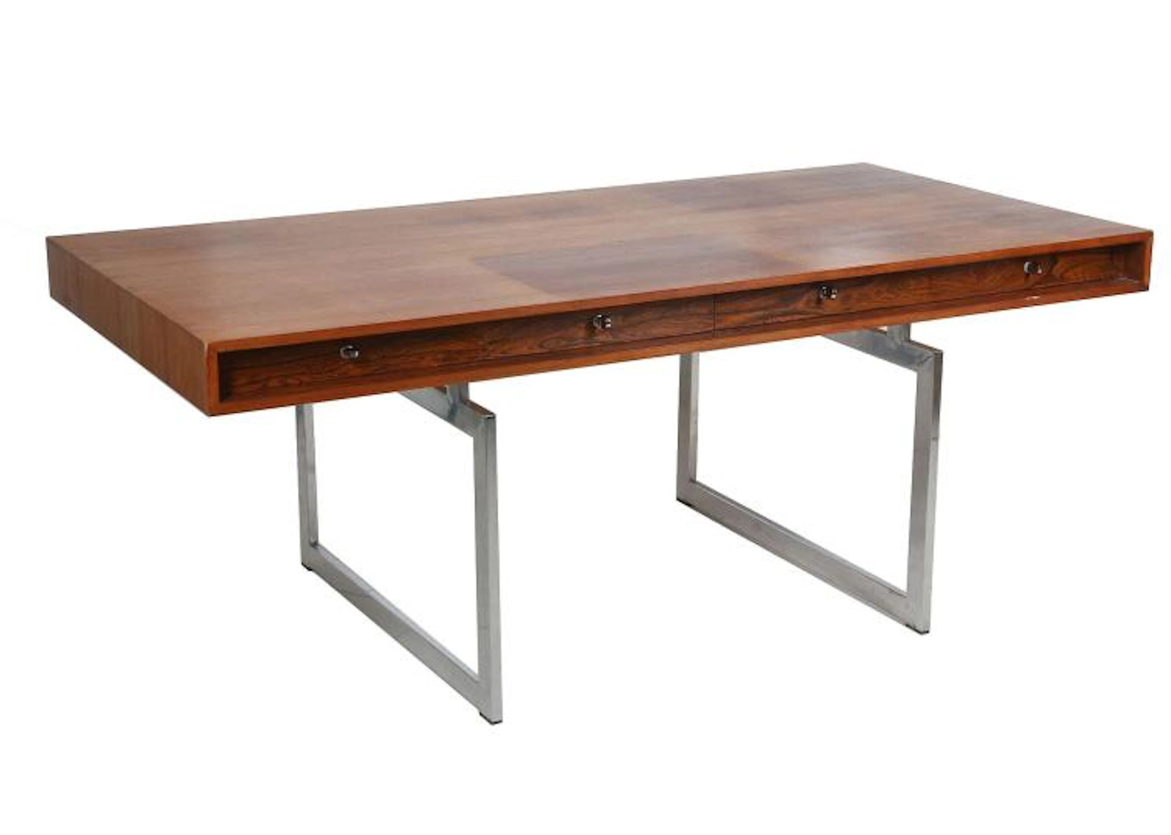 A 1960s EXECUTIVE DESK DESIGNED BY BODIL KJAER