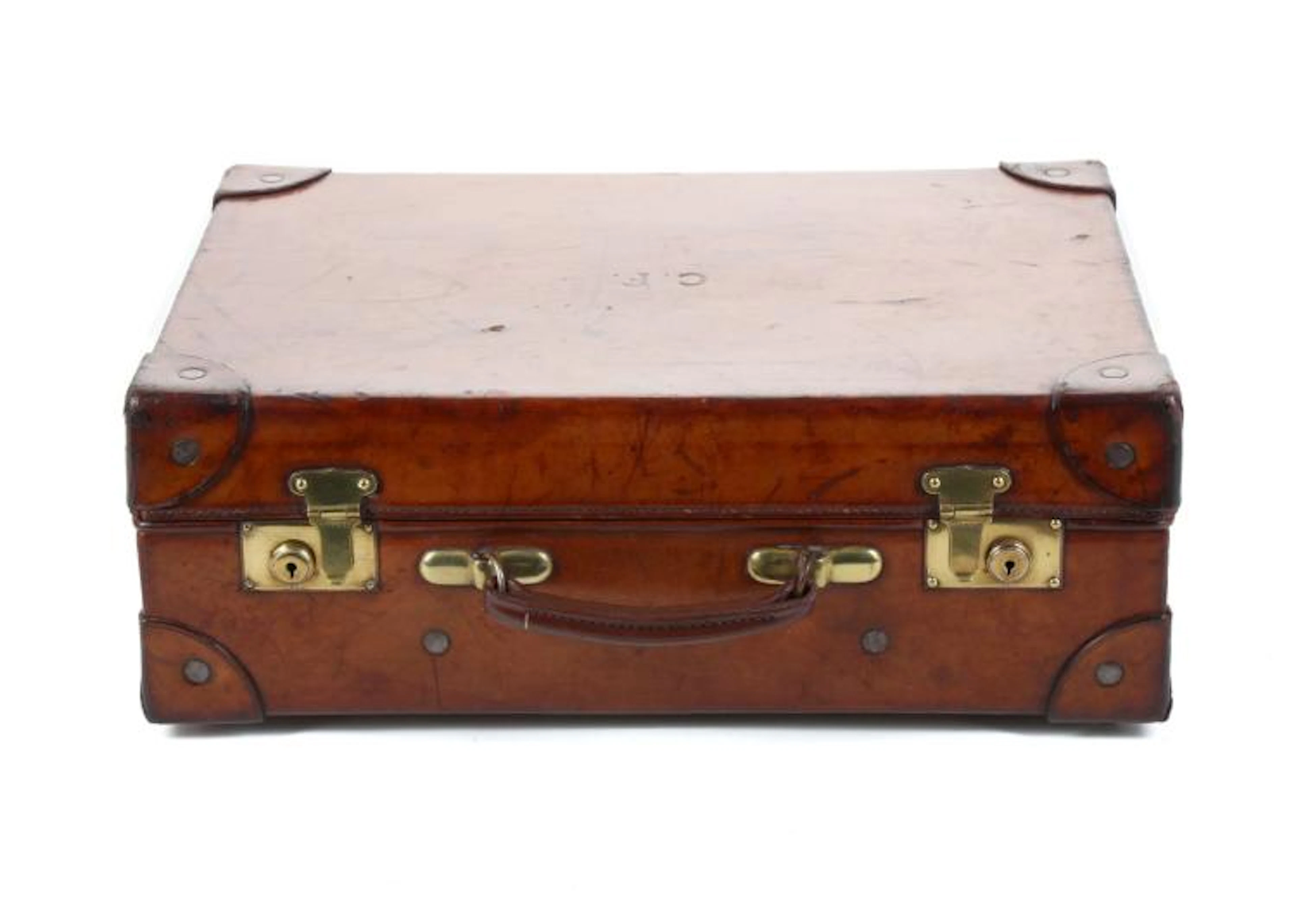 Moynat Brown Leather Case