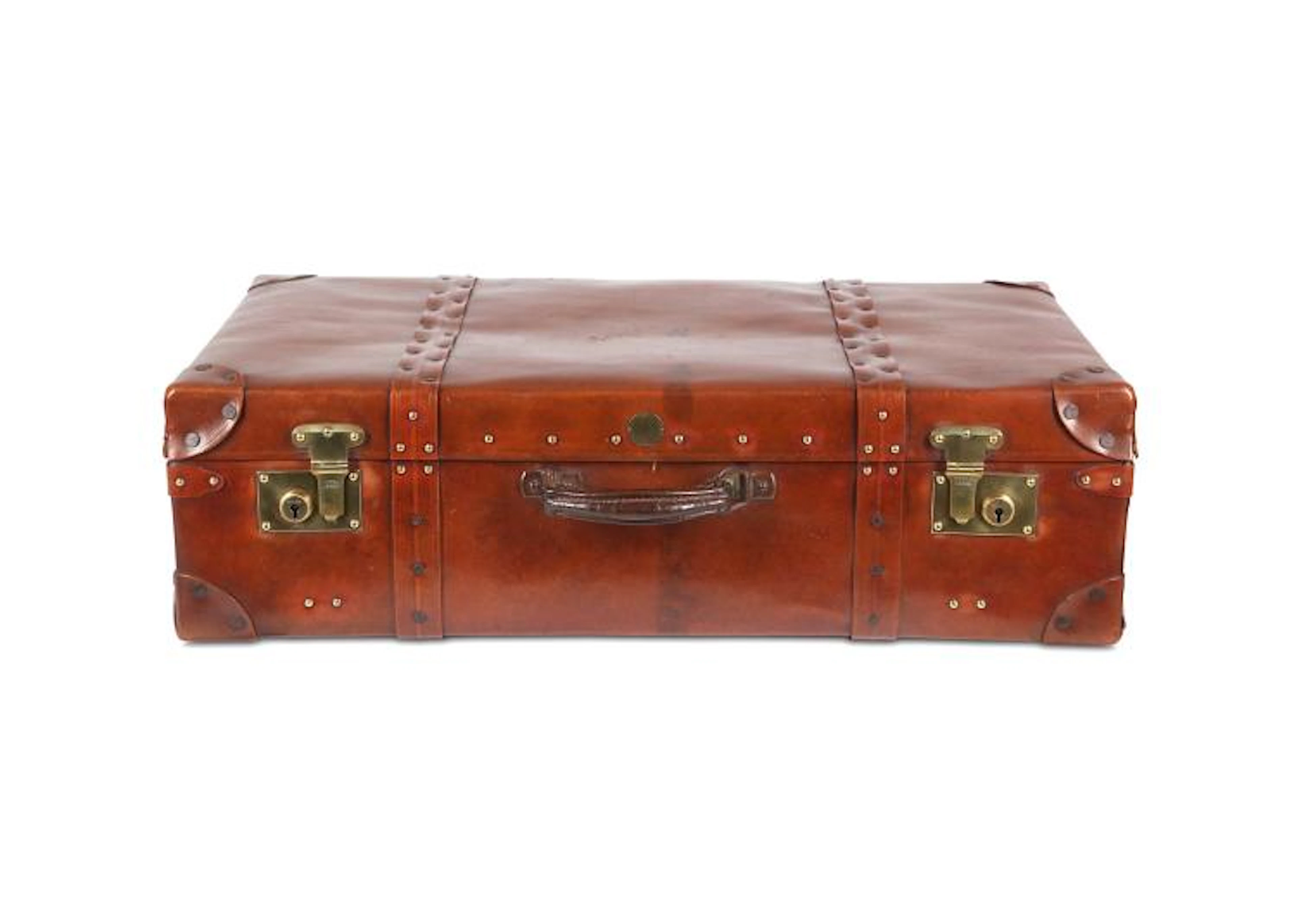 Moynat Brown Vulcanised Fibre Case