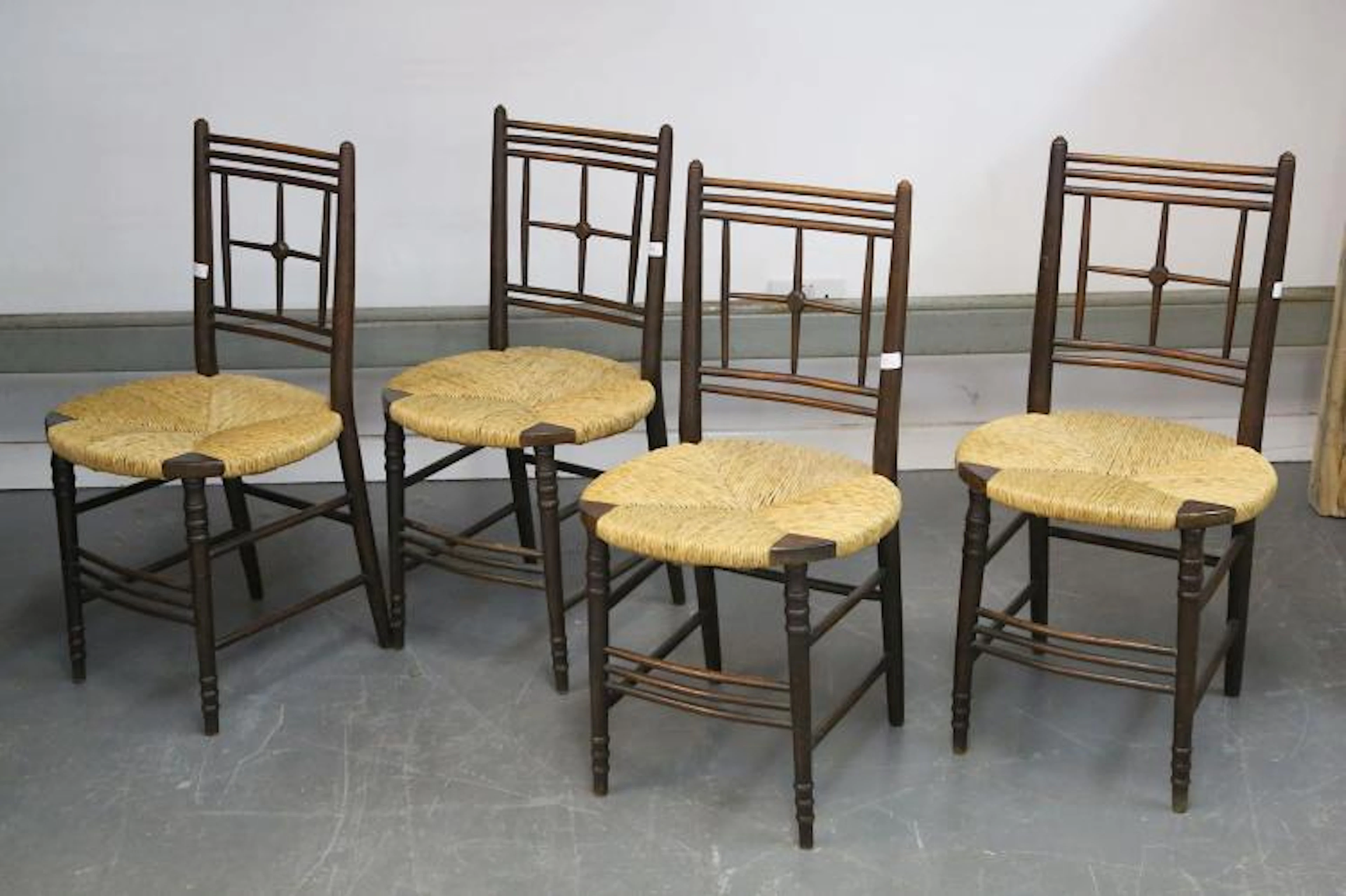 A set of four Arts and Crafts William Morris 'Sussex'...