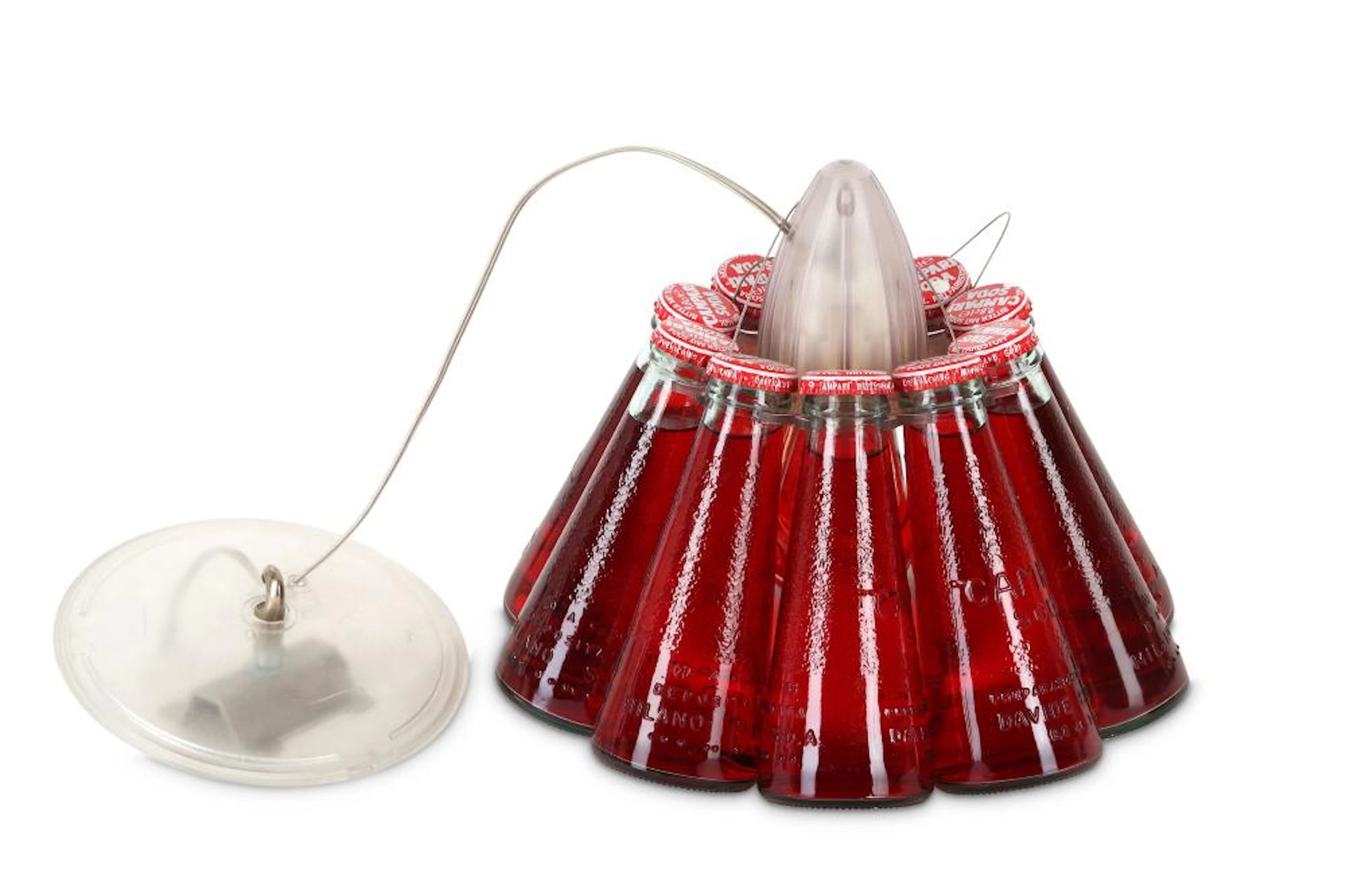 A contemporary Ingo Maurer Campari pendant light,