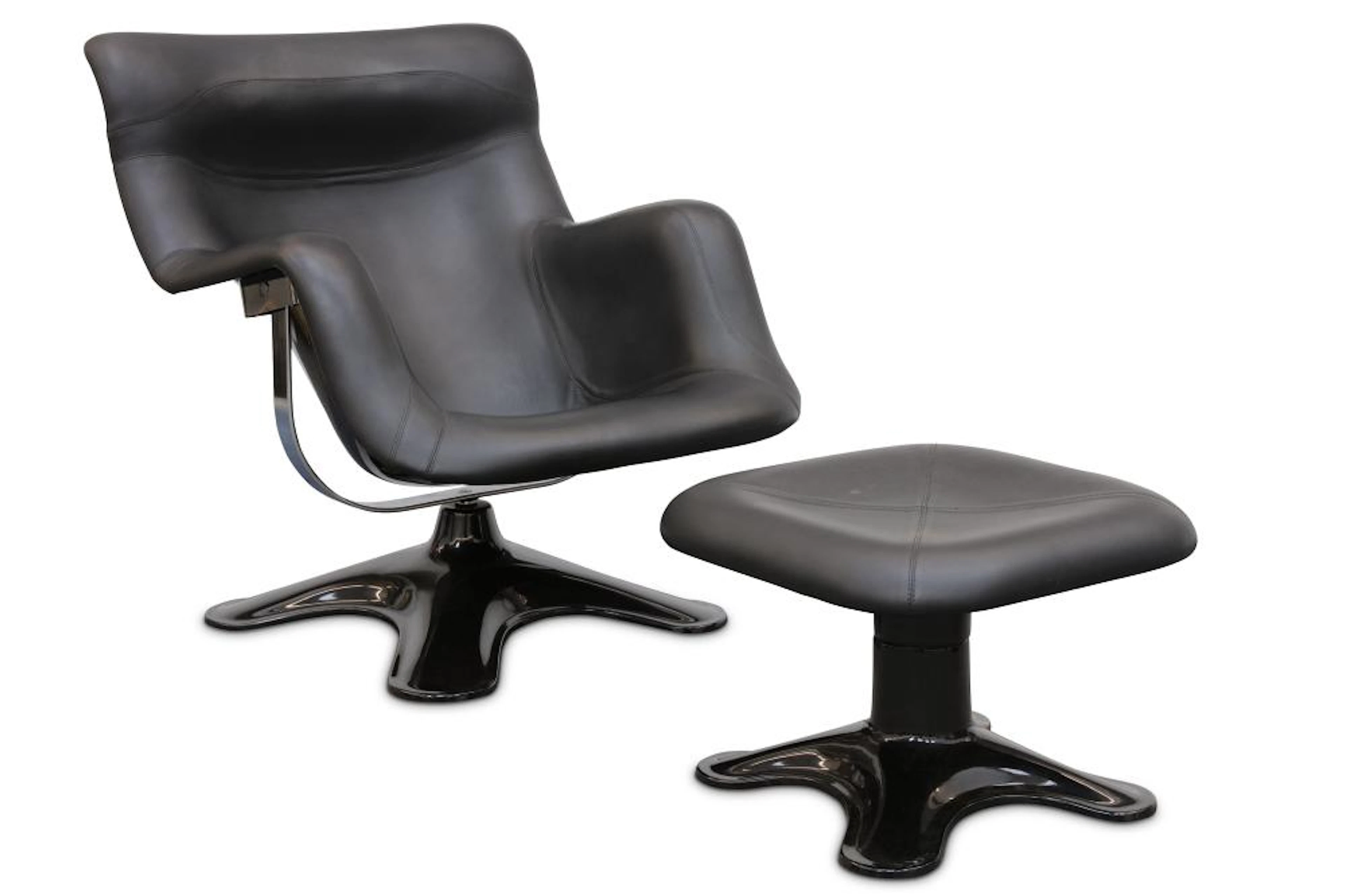YRJO KUKKAPURO: A Karuselli Chair, designed 1964, for Averte Oy, Finland