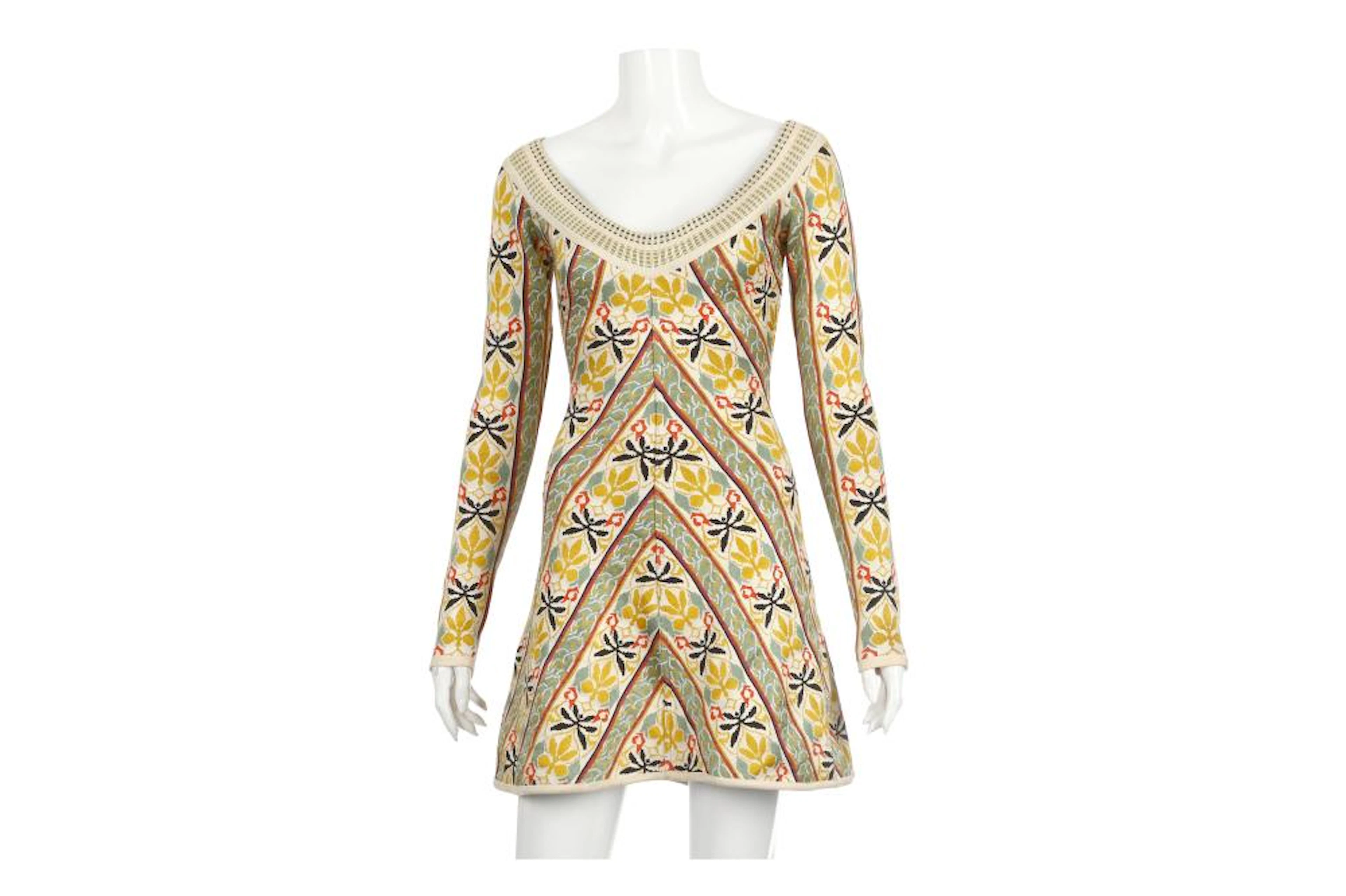 Azzedine Alaia Printed Dress - size S