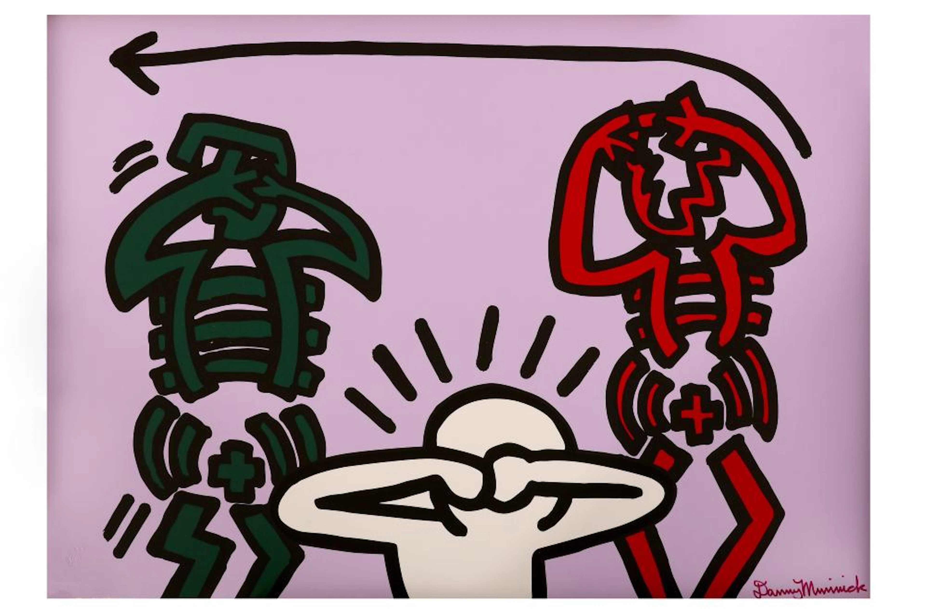 Danny Minnick (American, b.1983) 'Seen Too Much Evil Keith'