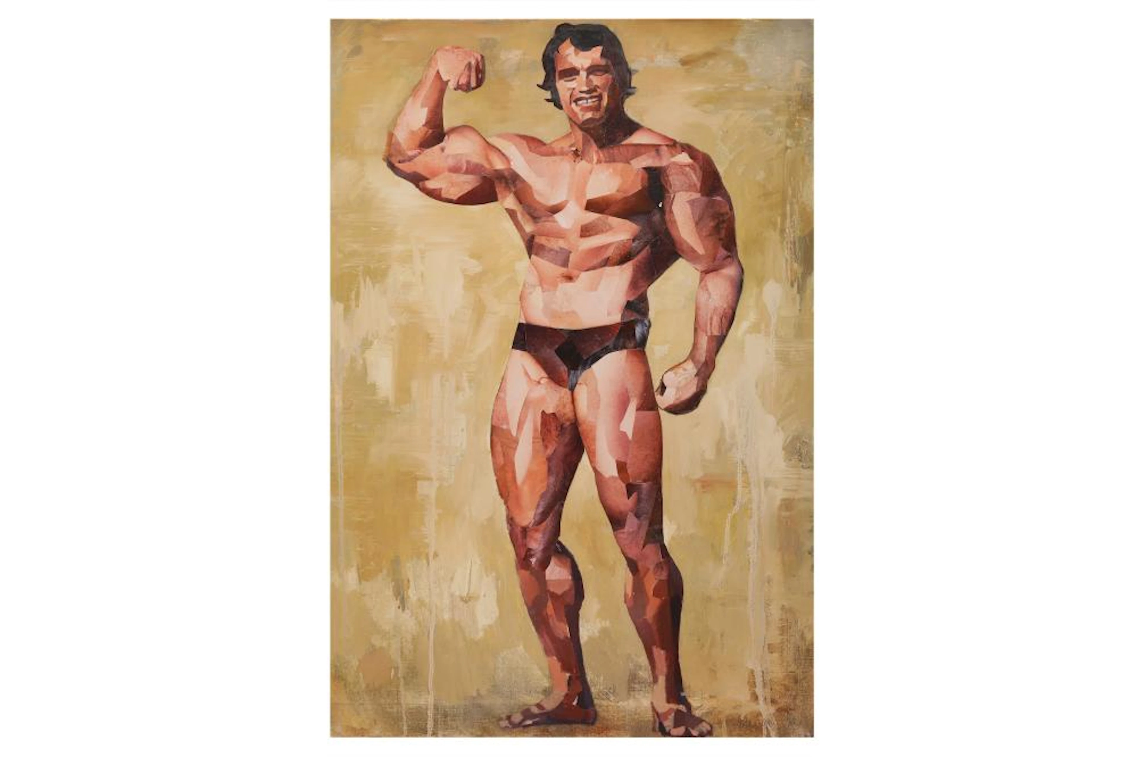 Jonathan Yeo (British, b.1970) 'Arnie (Onan The Barbarian)'