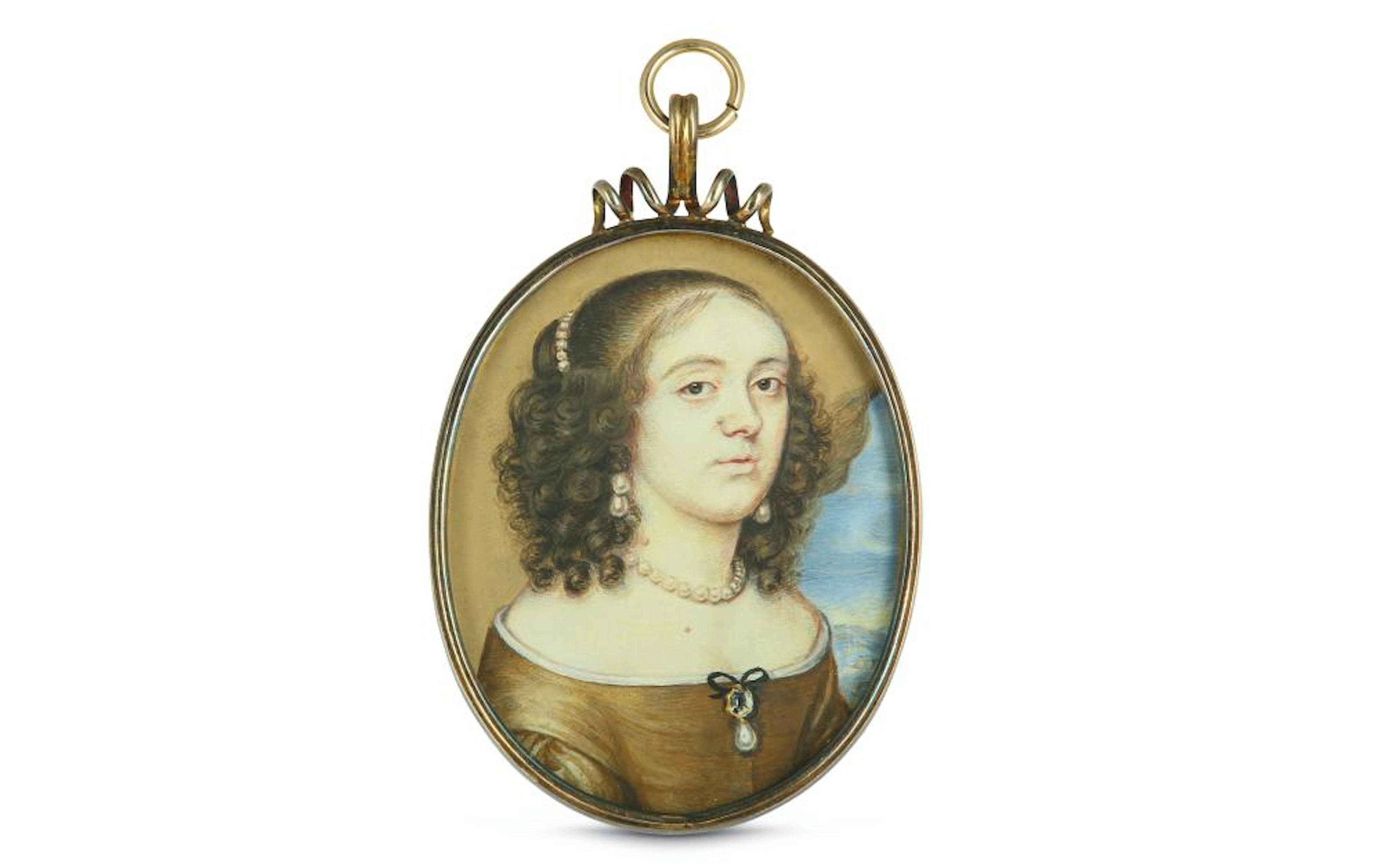 MATTHEW SNELLING (BRITISH 1621-1678) Portrait miniature of a Lady