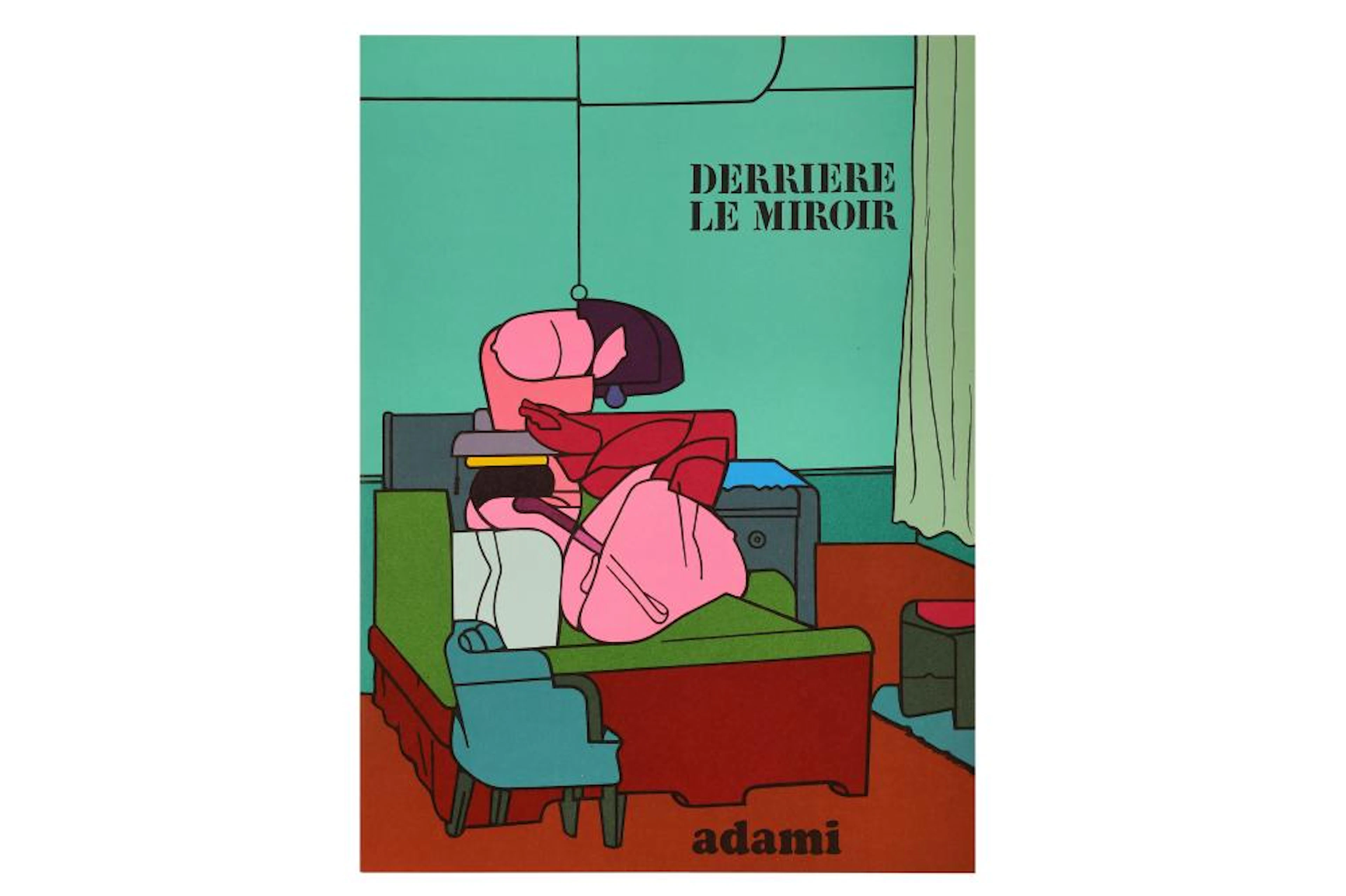 Valerio Adami (Italian, b.1935), 'Derrière Le Miroir' Magazine