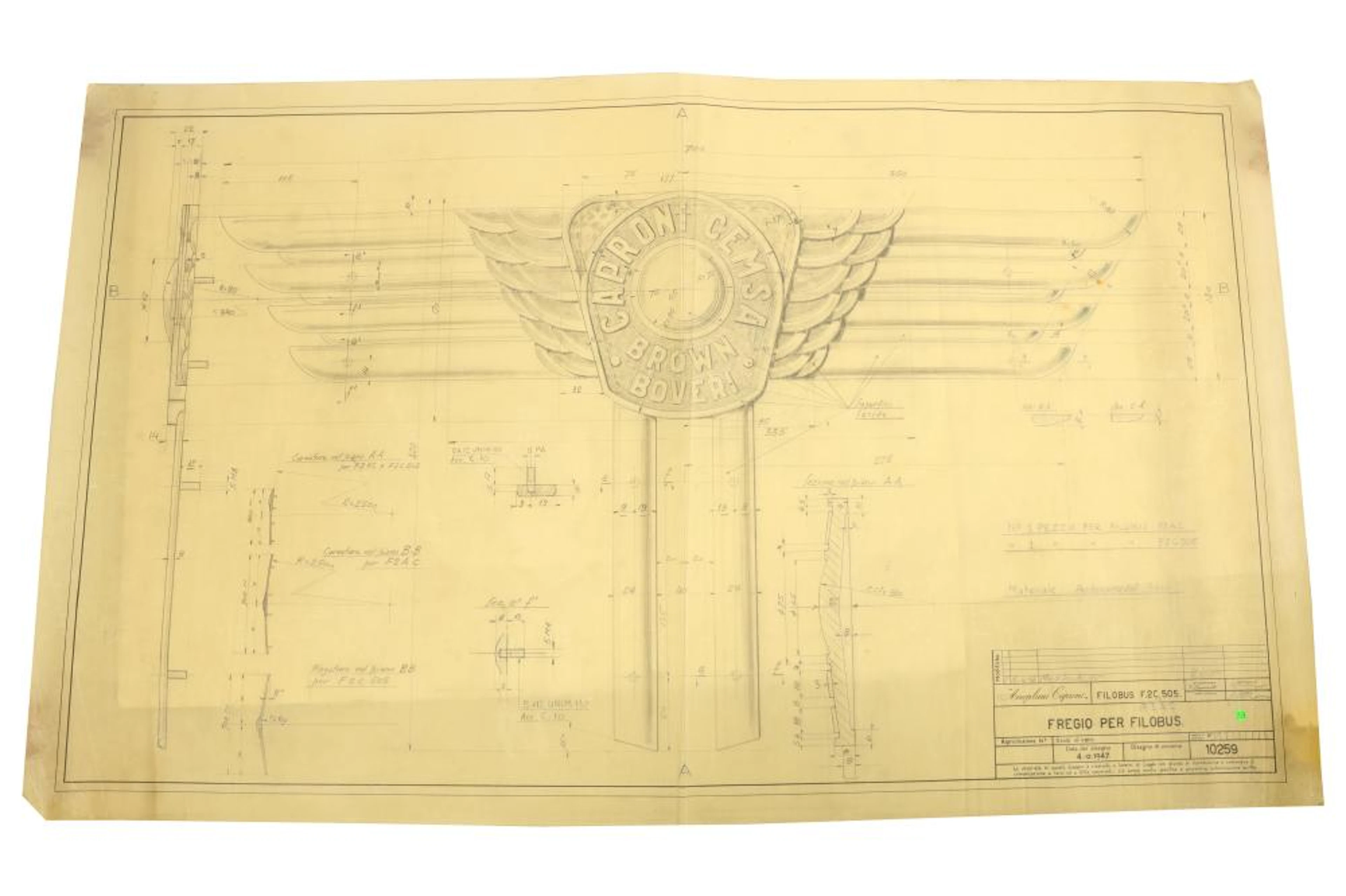 Archivio Aeronautico Caproni di Taliedo.-