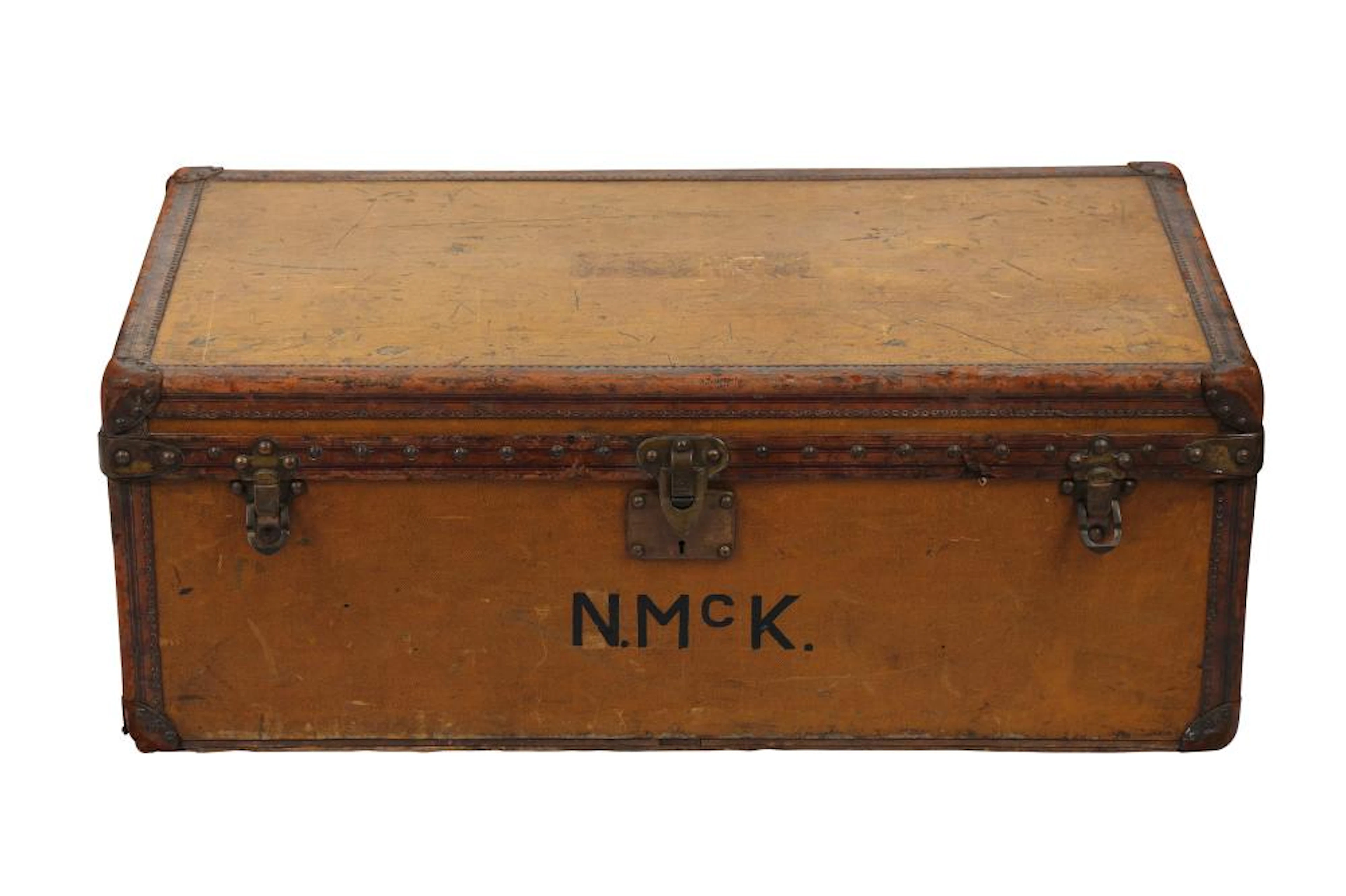 Louis Vuitton Tan Steamer Trunk