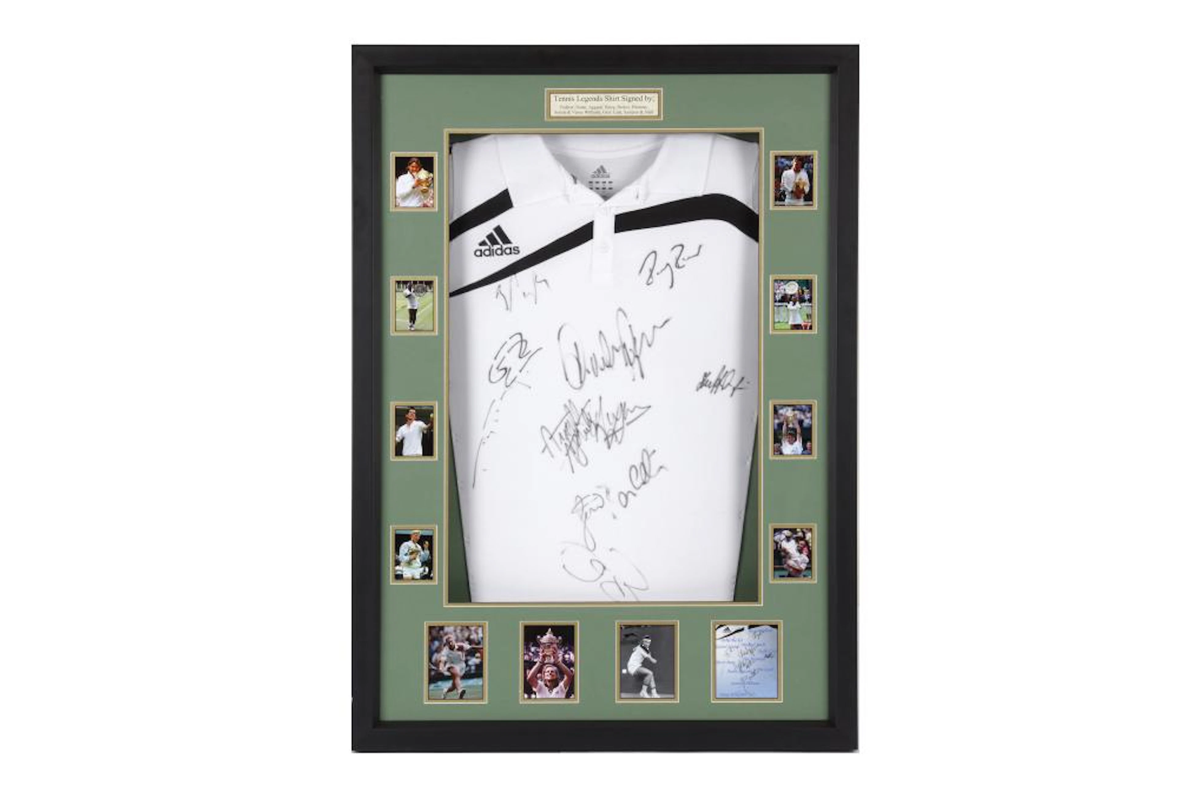 TENNIS T-SHIRT SIGNED BY TENNIS CHAMPIONS