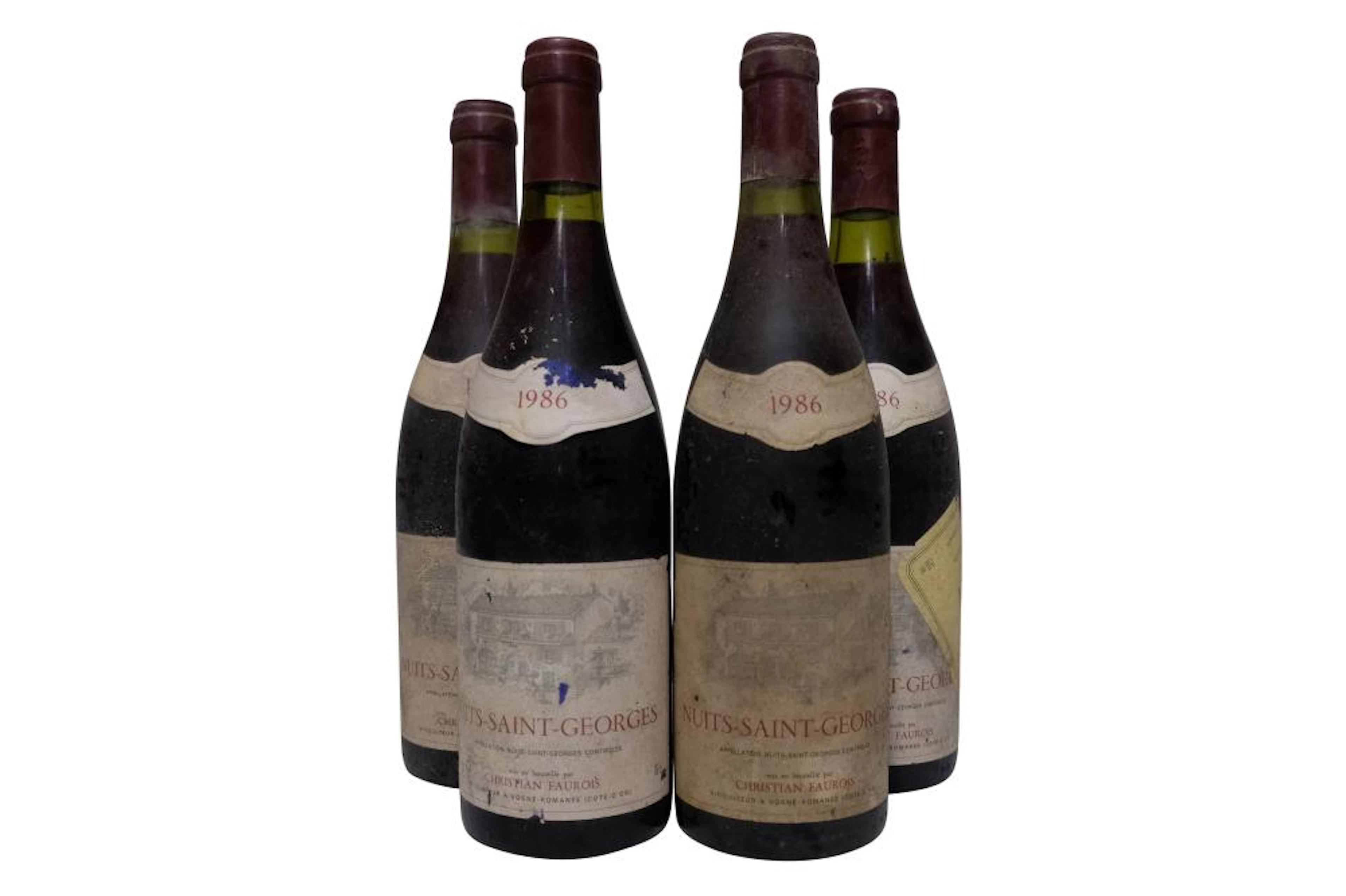 uit St Georges Christian Faurois 1986 4 bottles of Nuit...