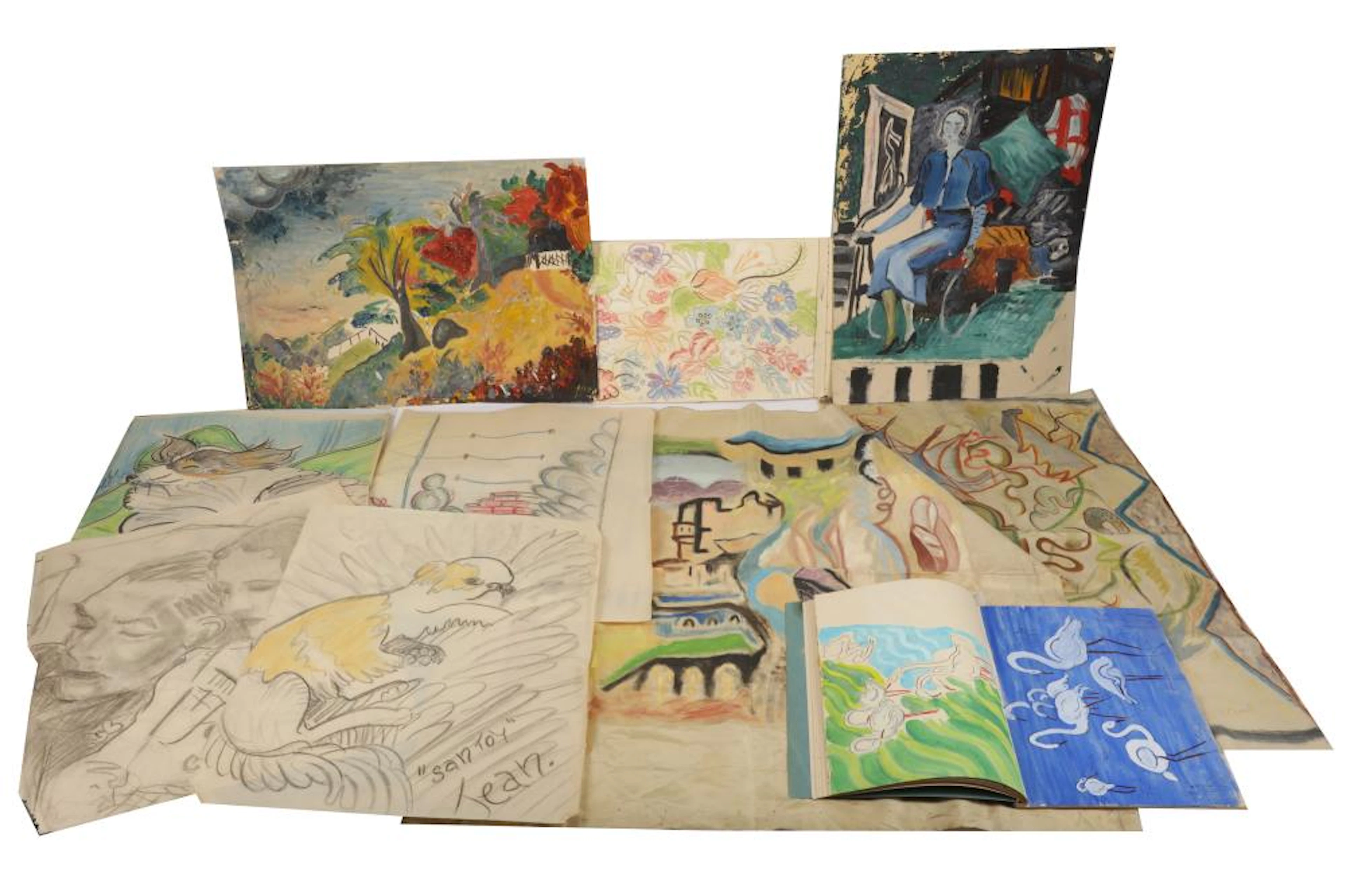 A COLLECTION OF DESIGNS AND ILLUSTRATIONS, CIRCA 1930s