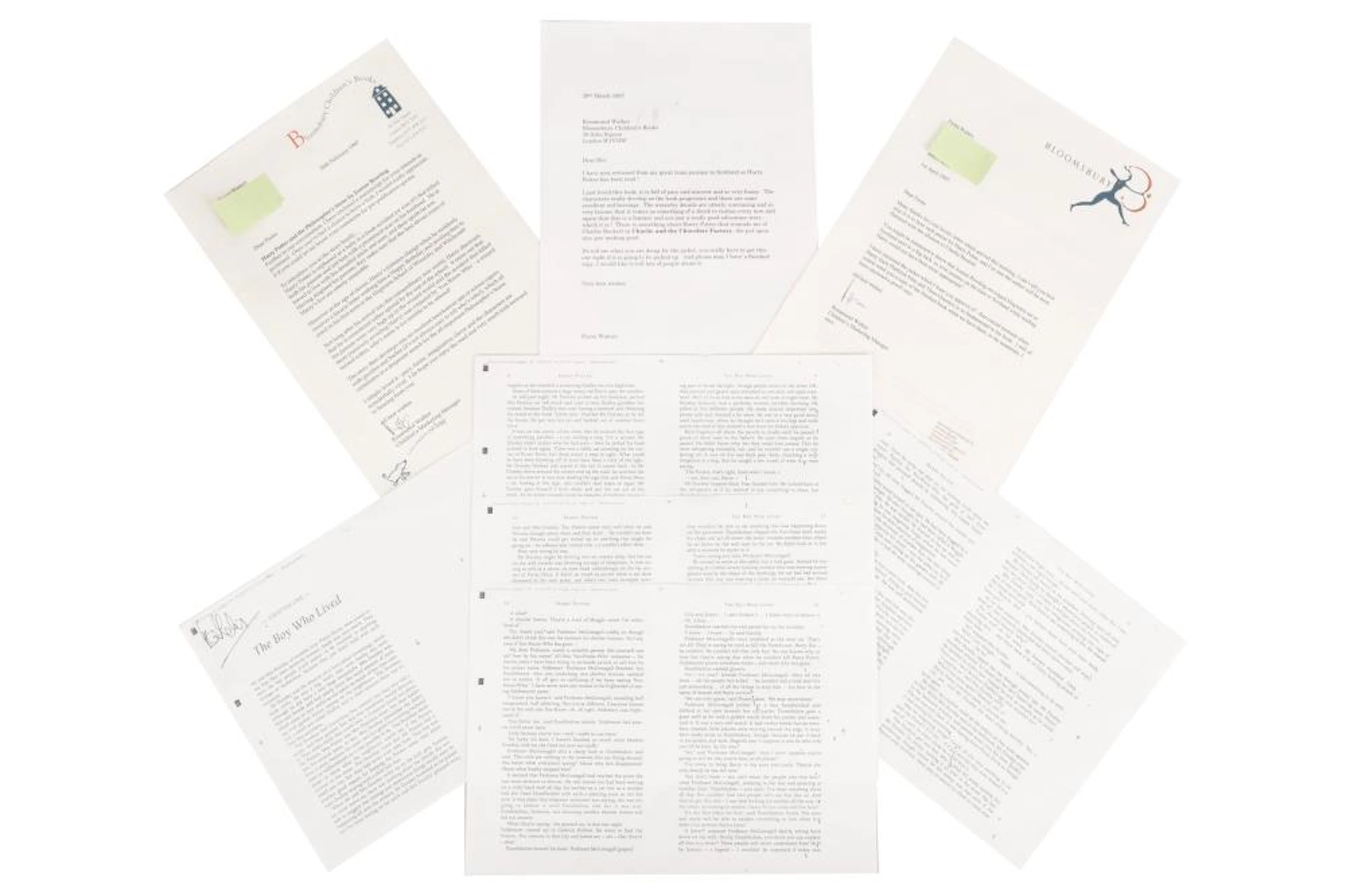 Rowling: Harry Potter/Philosopher's Stone. Galley Proof