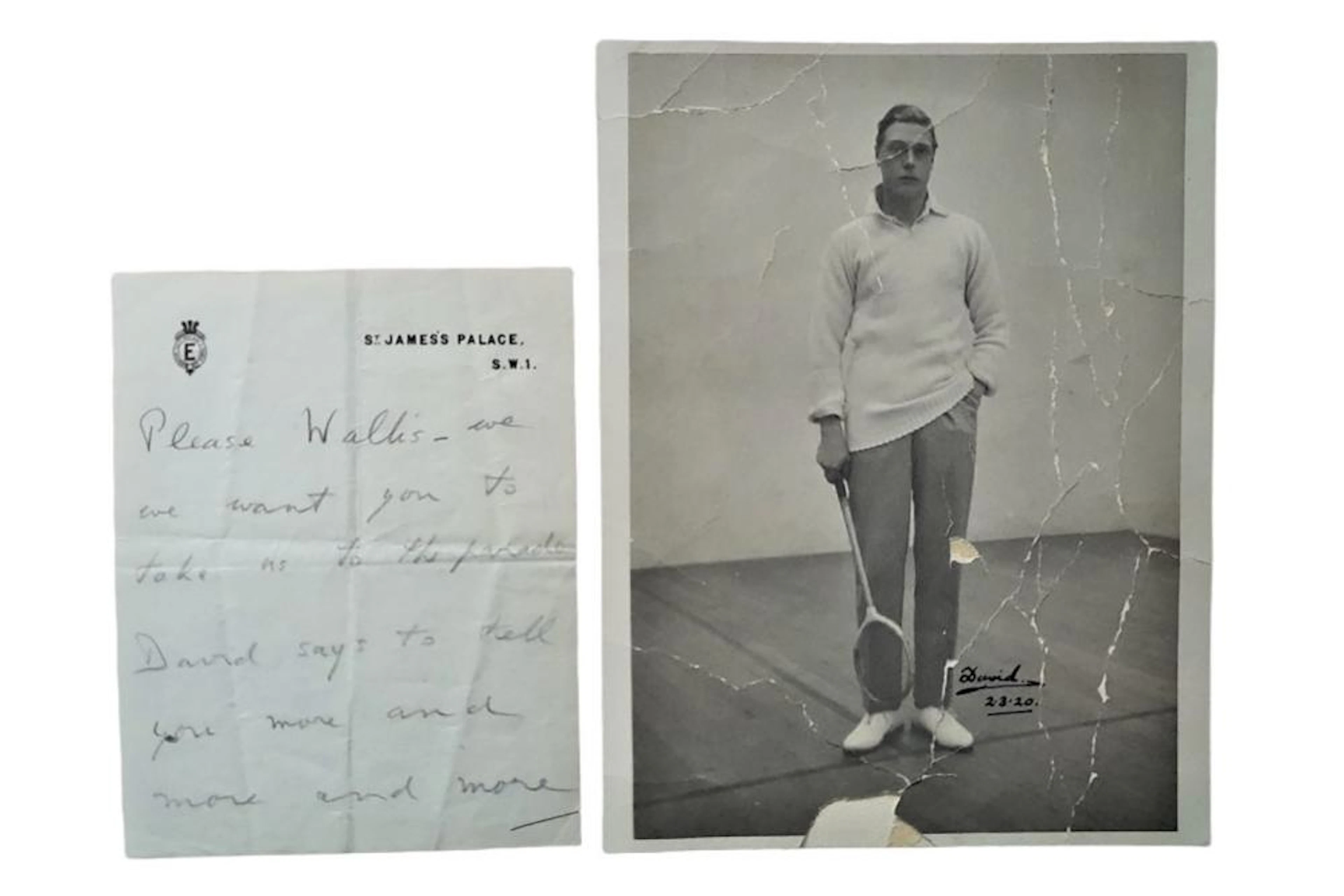 PHOTOGRAPH SIGNED BY EDWARD PRINCE OF WALES