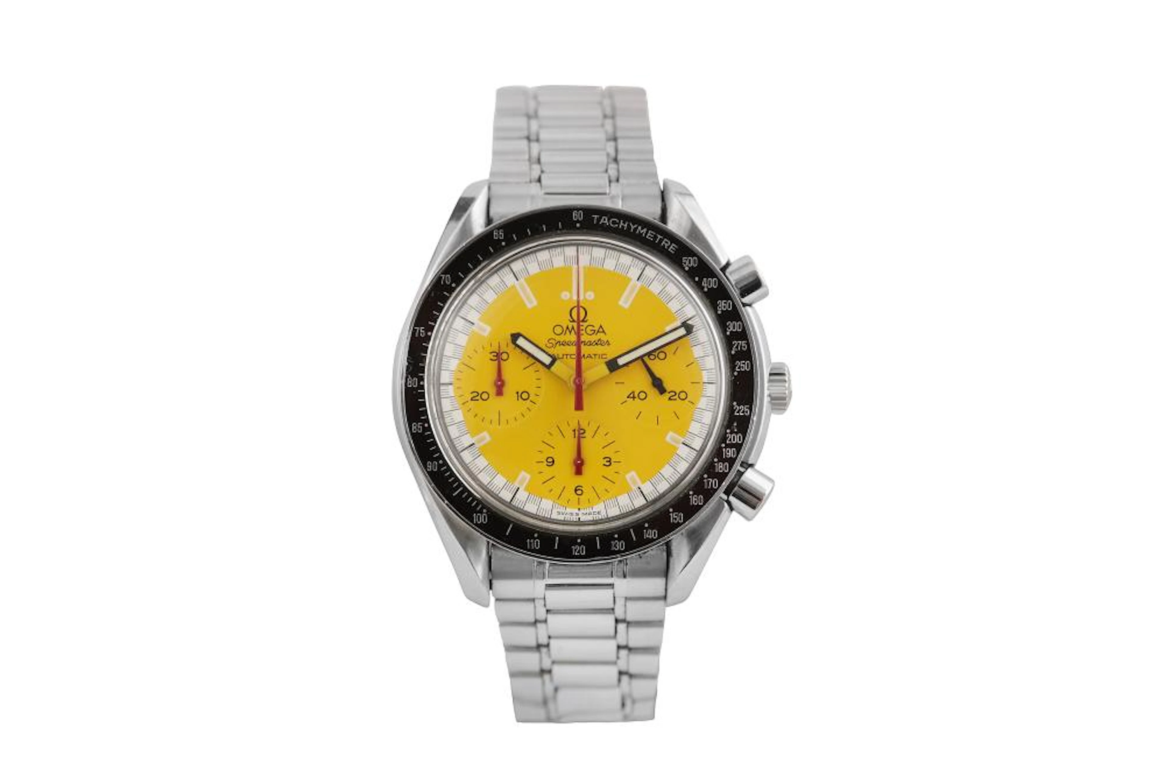 OMEGA. SINGLE OWNER COLLECTION. SPEEDMASTER SCHUMACHER.