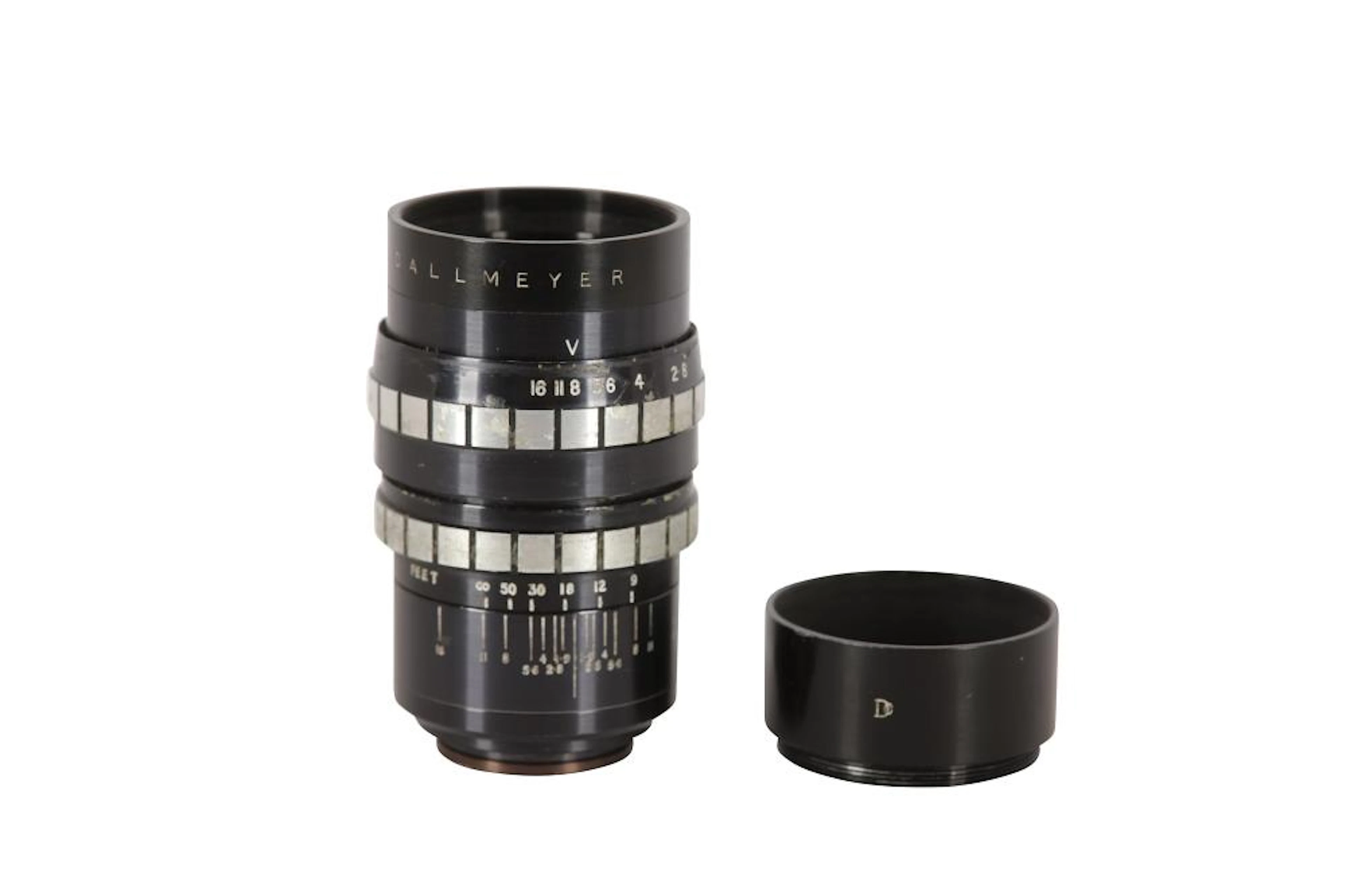 A Dallmeyer Super-Six 2" f/1.9 Anastigmat Lens