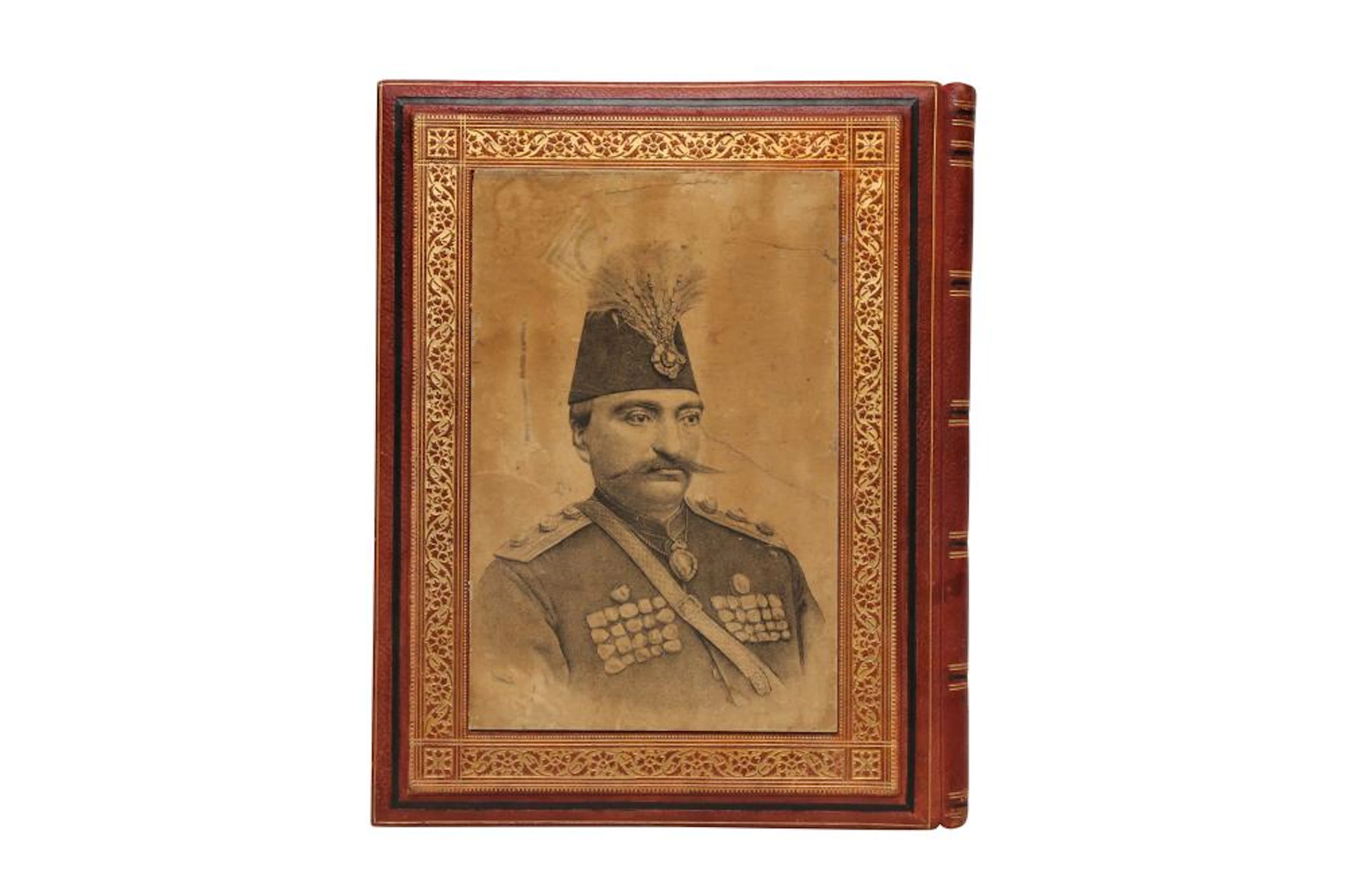 AN ALBUM OF BLACK AND WHITE CABINET CARDS RELATING TO THE...