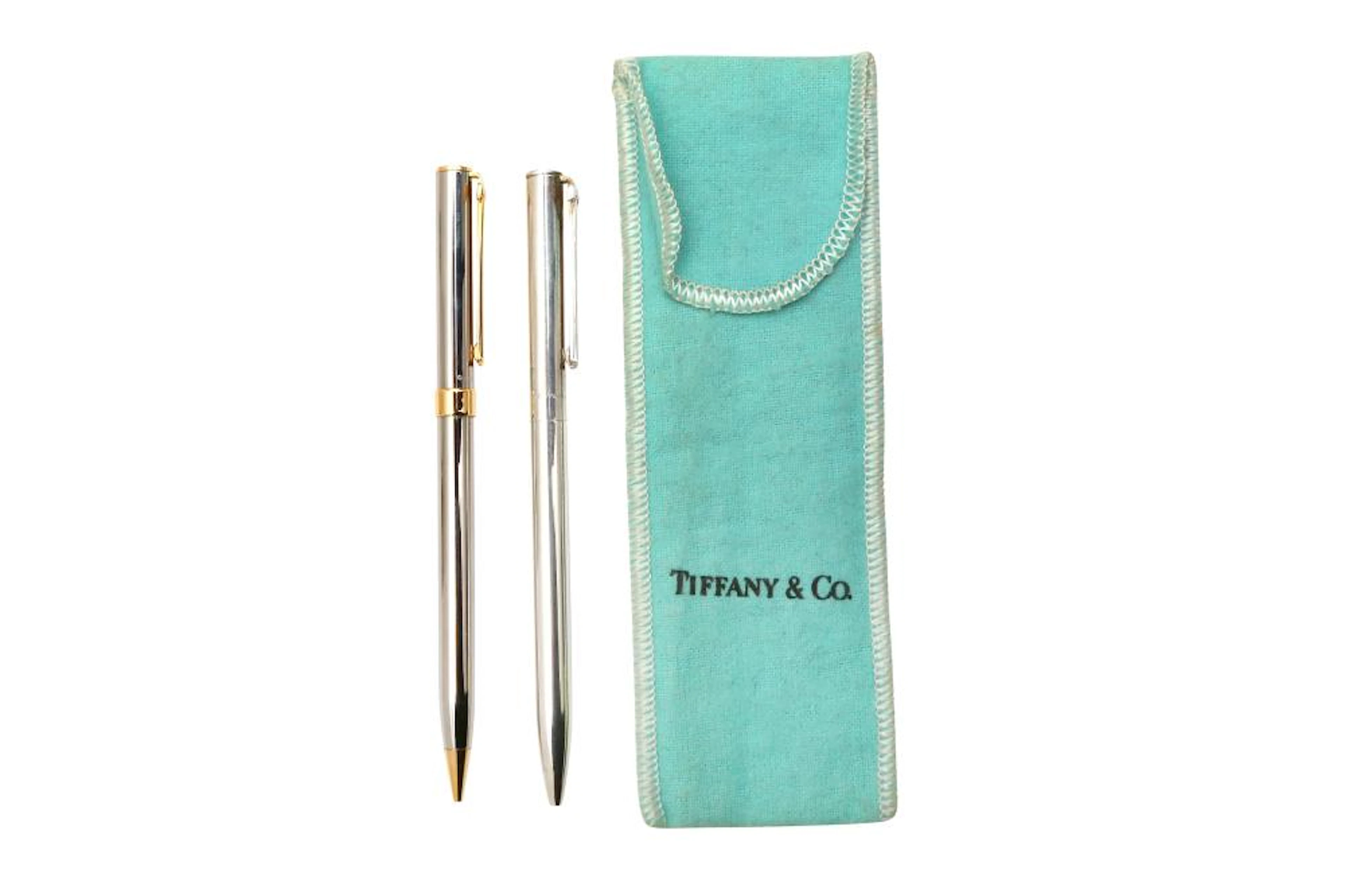 TIFFANY: AN EXECUTIVE STERLING SILVER T CLIP BALLPOINT PE