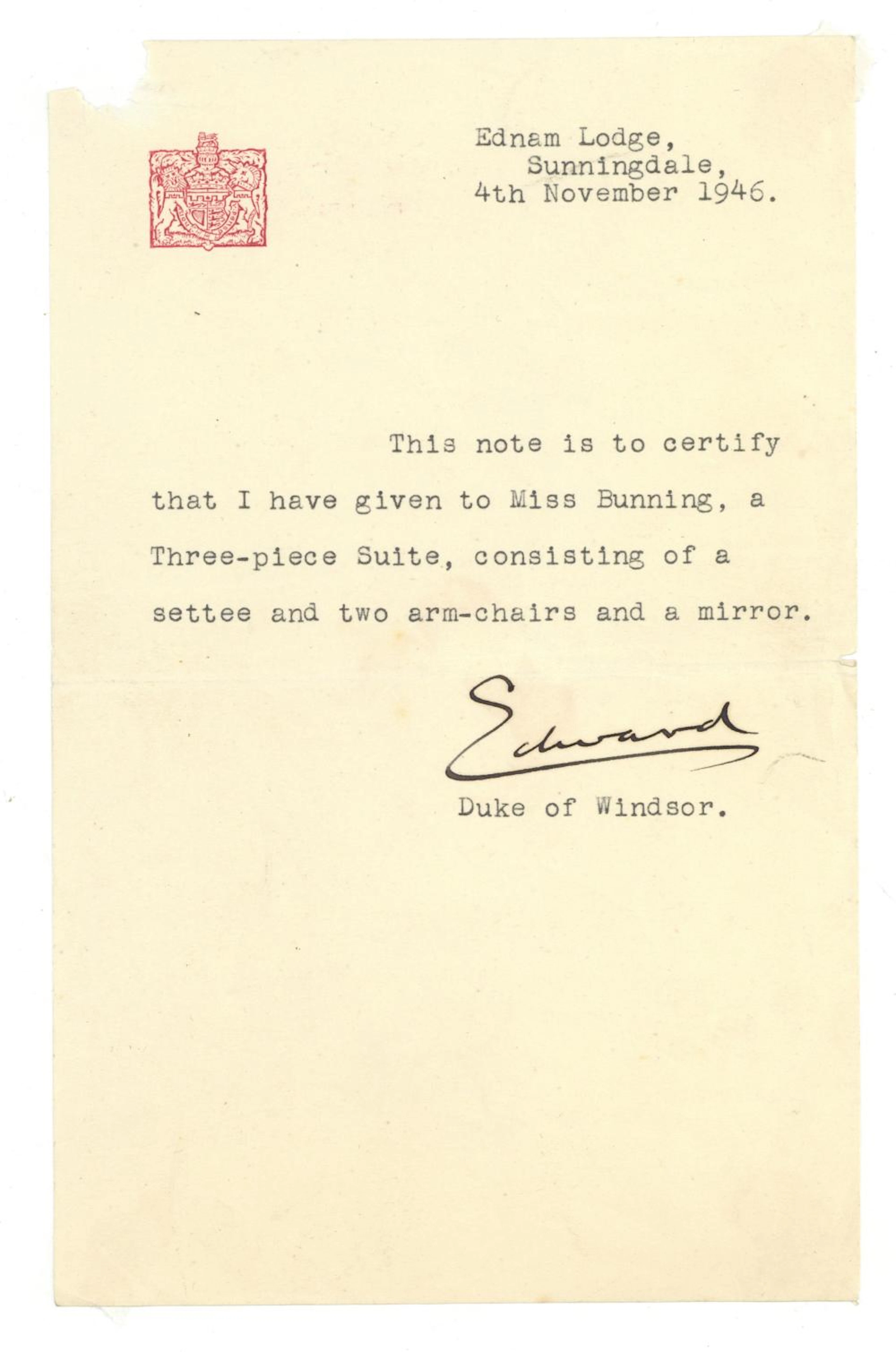 Edward, Duke of Windsor
