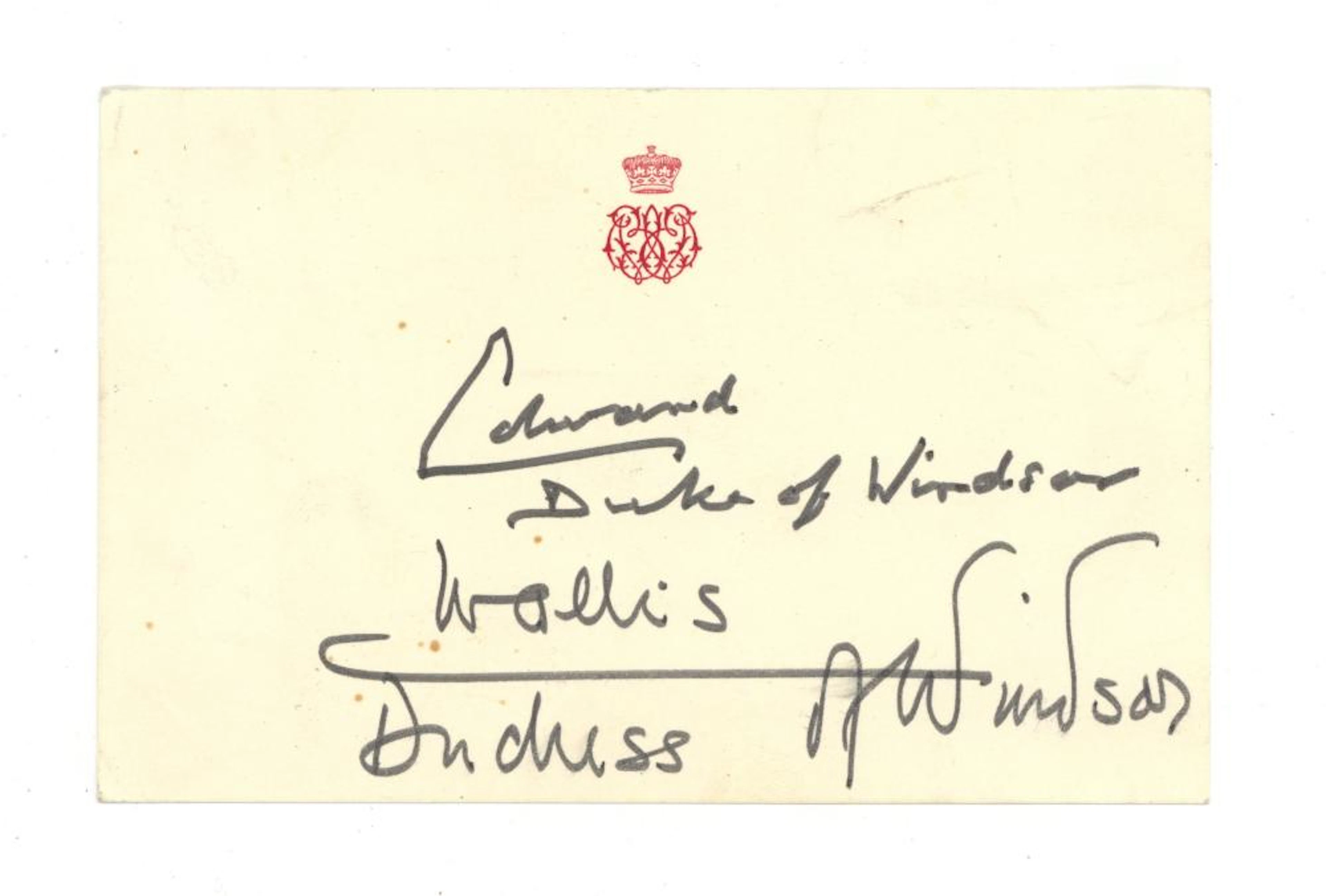 Edward & Wallis, Duke & Duchess of Windsor