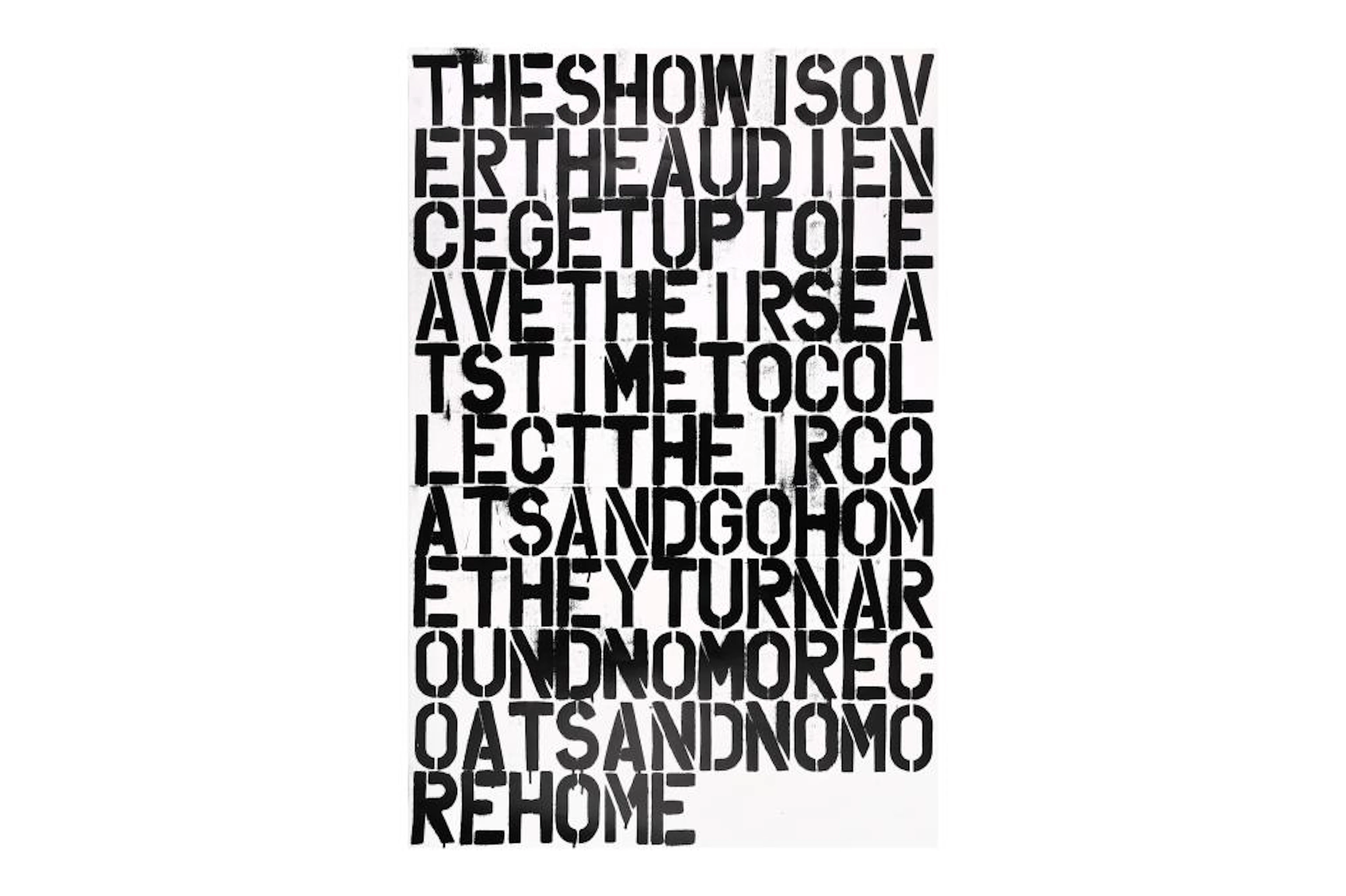 CHRISTOPHER WOOL AND FELIX GONZALEZ-TORRES (AMERICAN...
