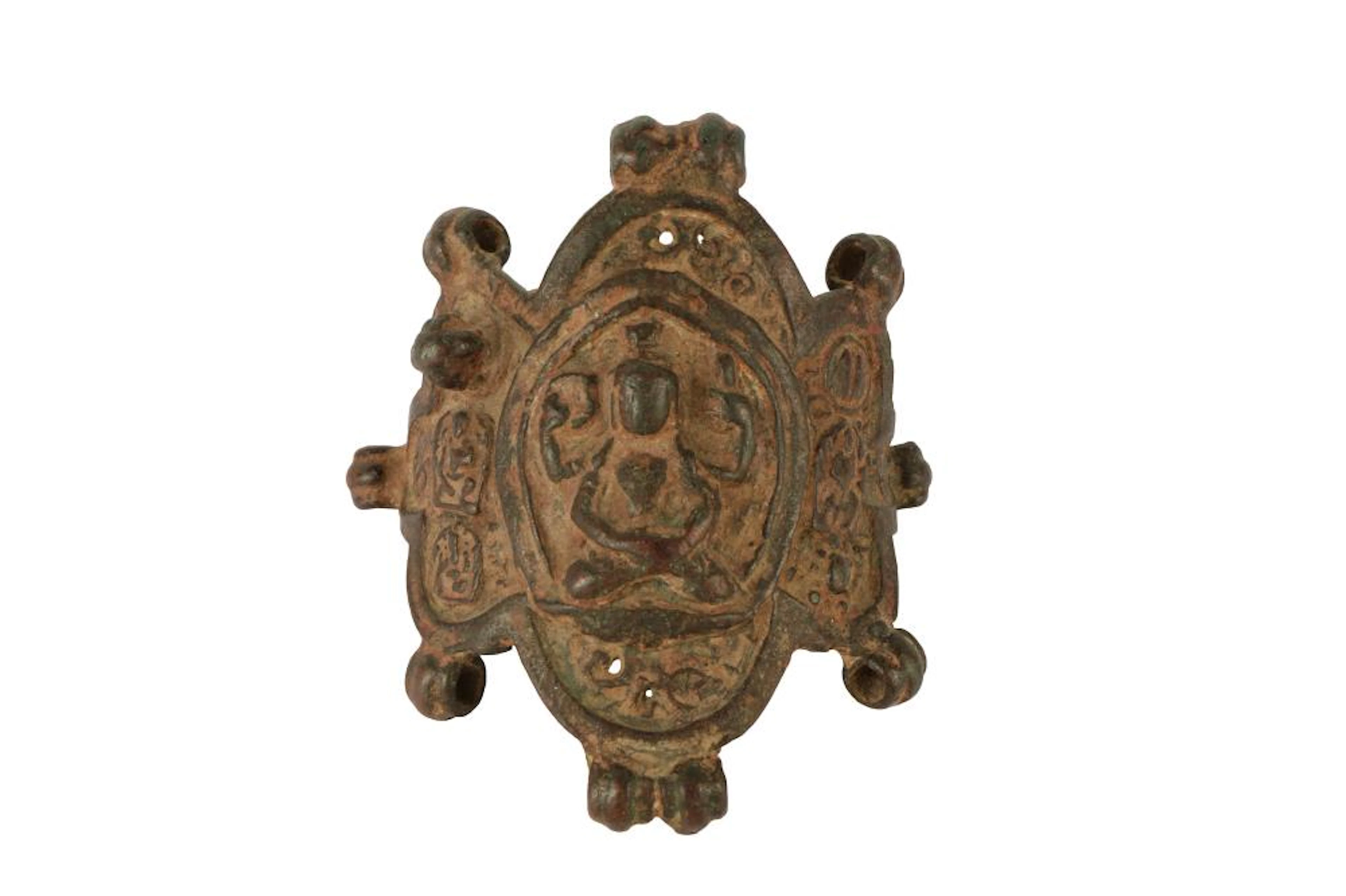 A DEVOTIONAL SOUTH INDIAN BRONZE ARMBAND Possibly South India