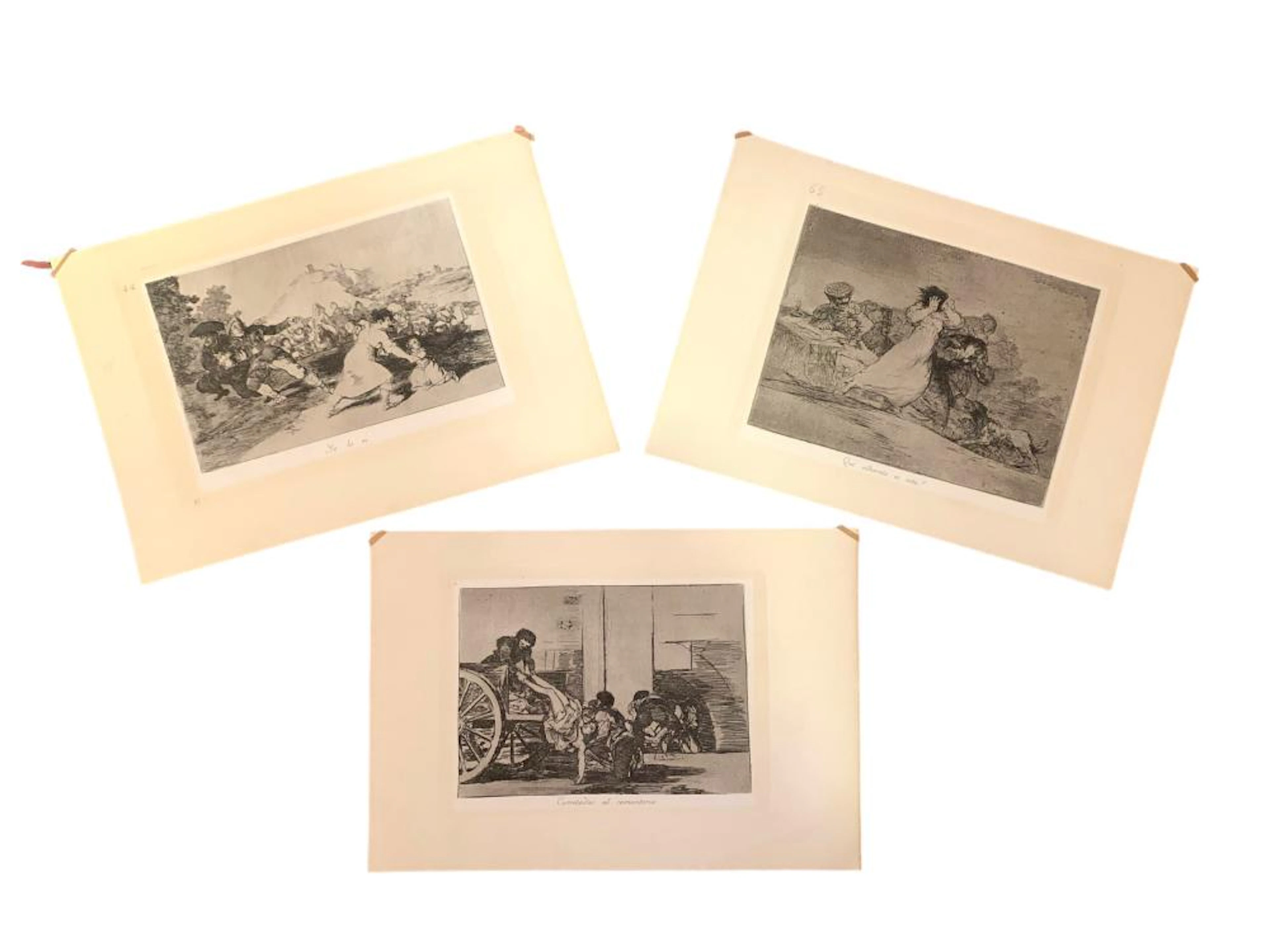 Goya: Four etchings from Desastres del a Guerra