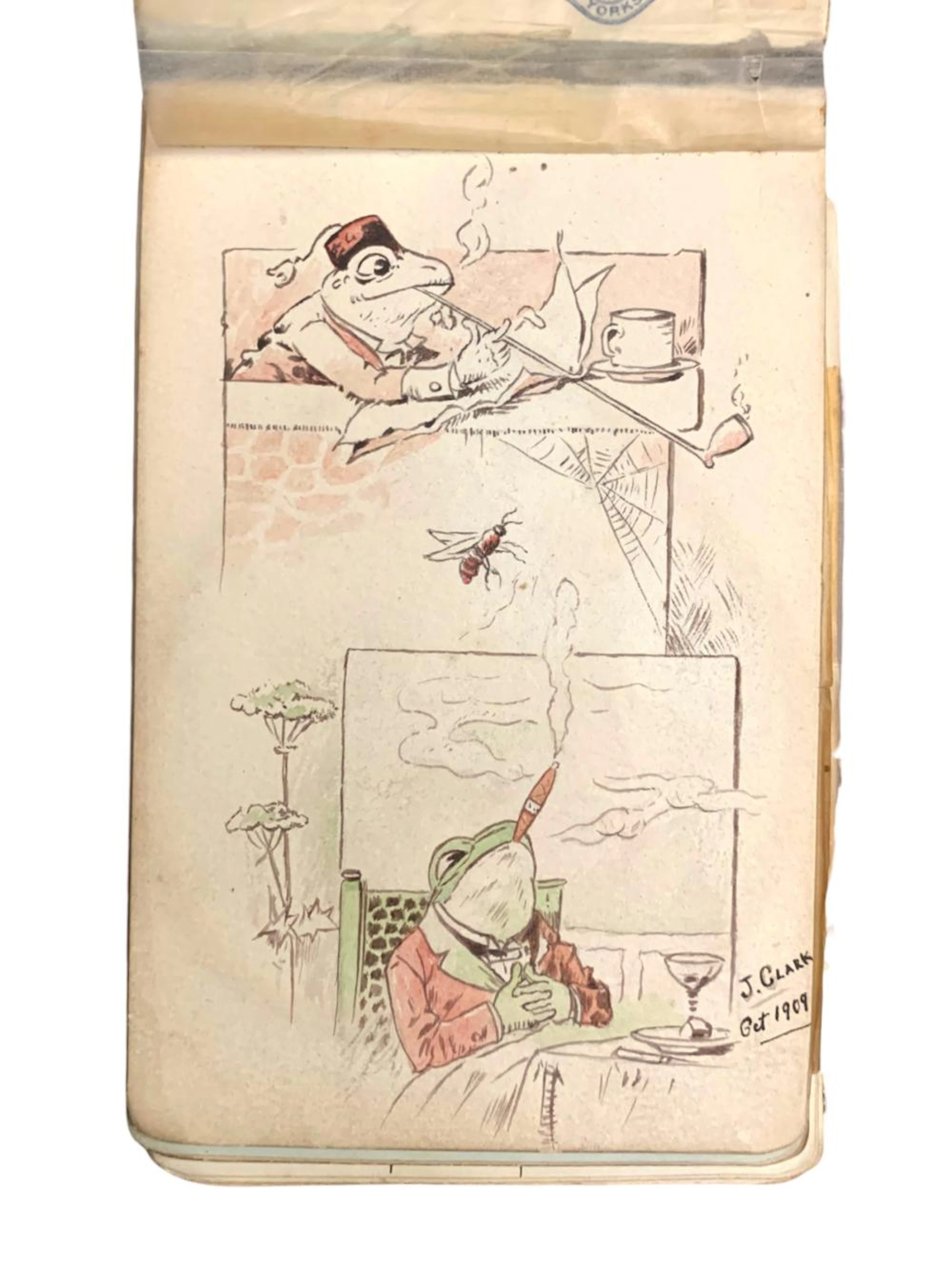 Social sketch albums.-