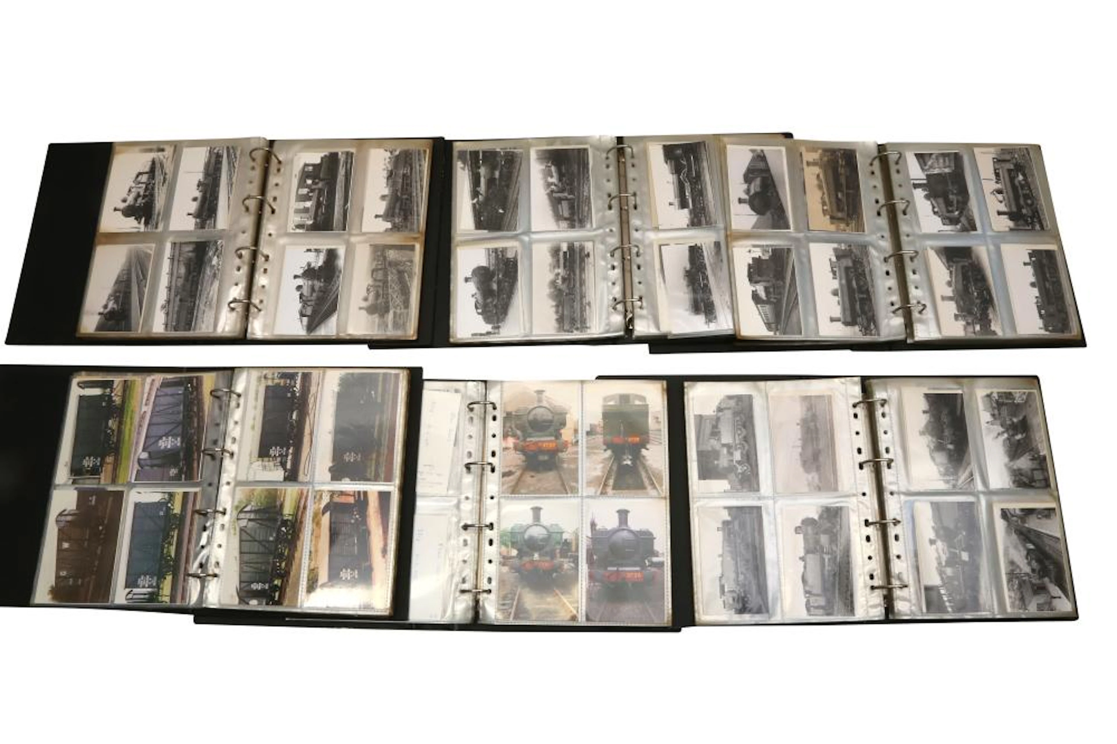 COLLECTION OF TRAIN PHOTOGRAPHS, 20th century