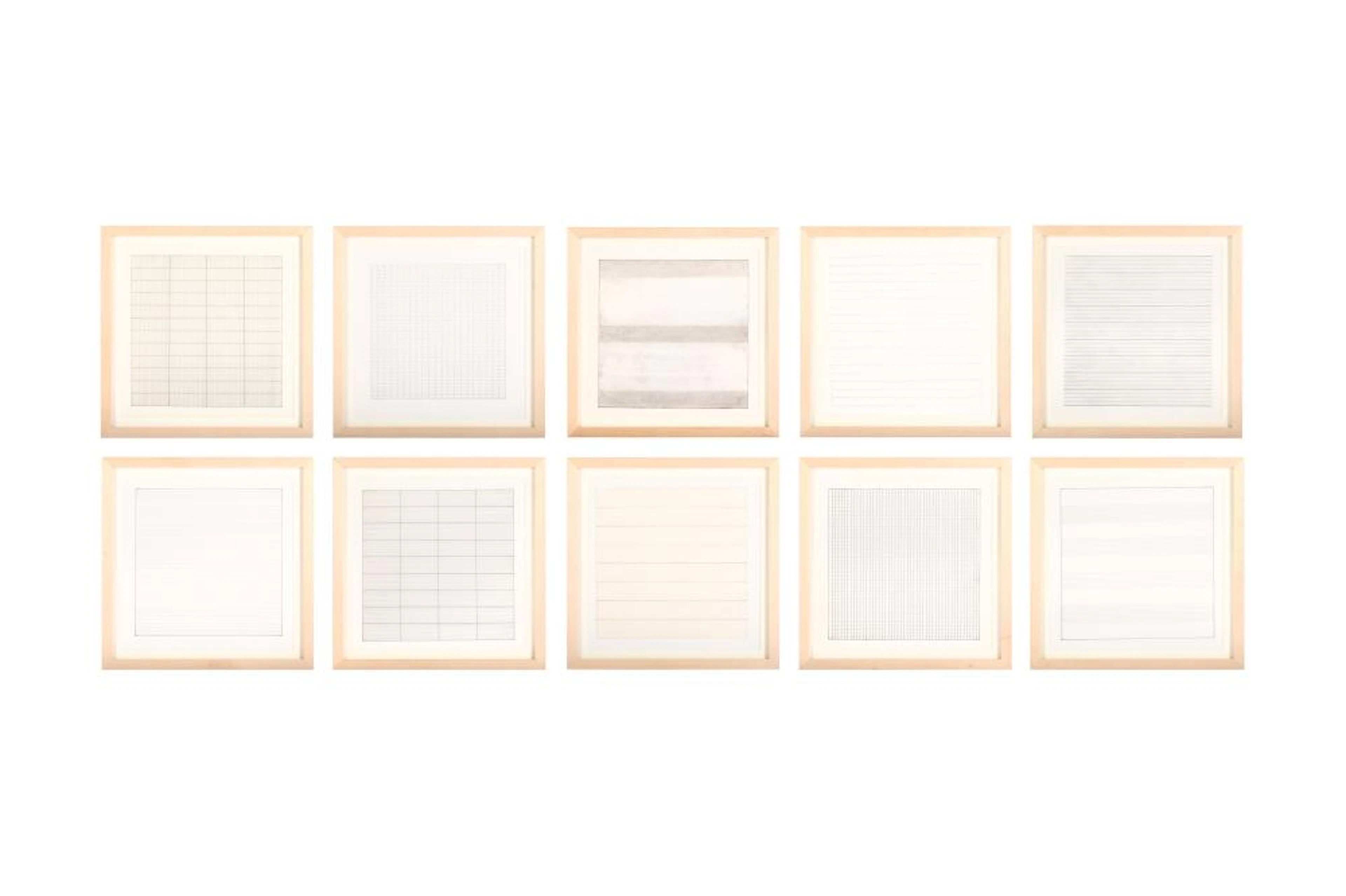 AGNES MARTIN RCA (AMERICAN/CANADIAN 1912-2004)