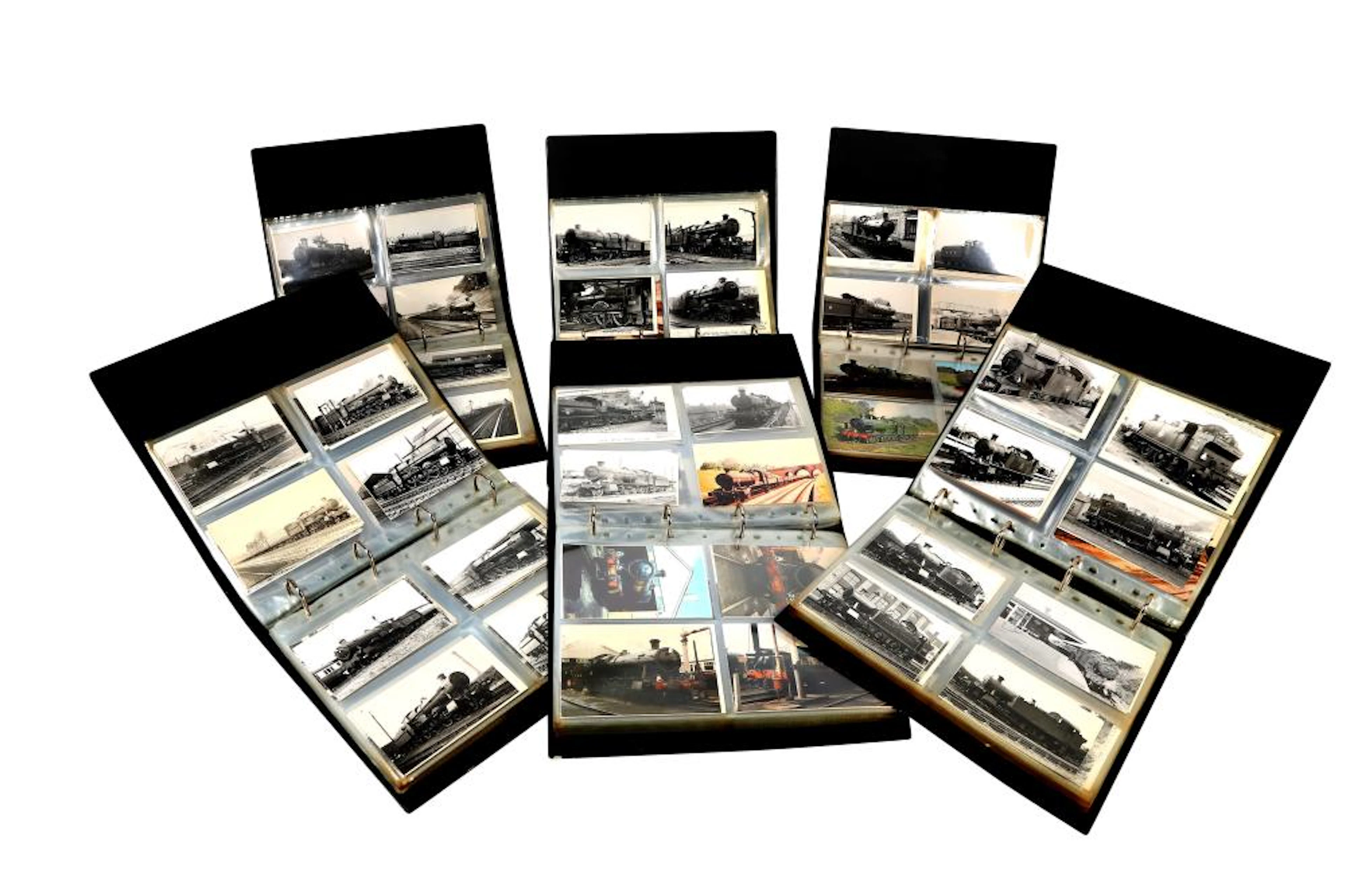 COLLECTION OF TRAIN PHOTOGRAPHS, 20th century
