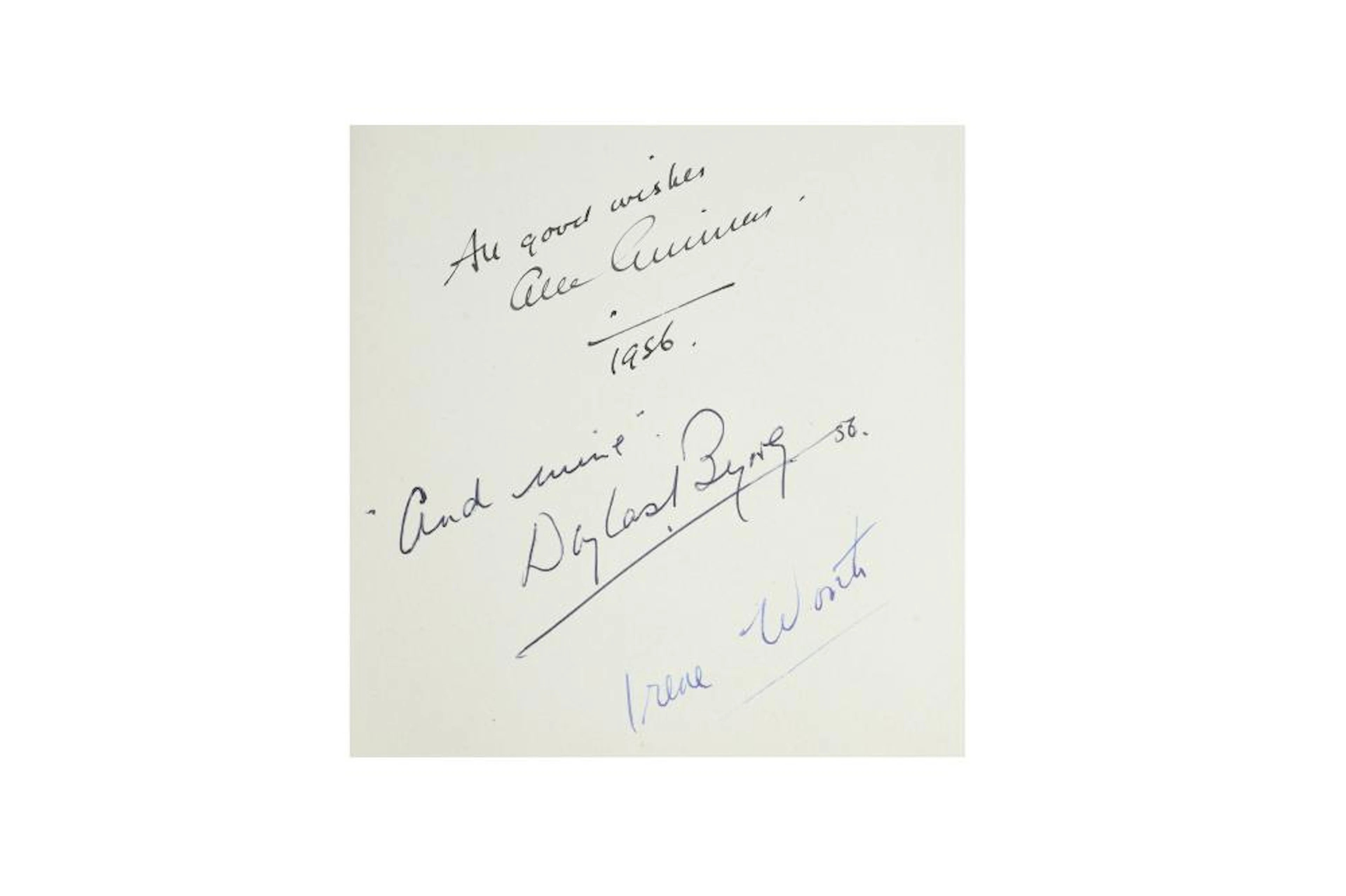 Autograph Albums.- Actors, Entertainers & Boxers