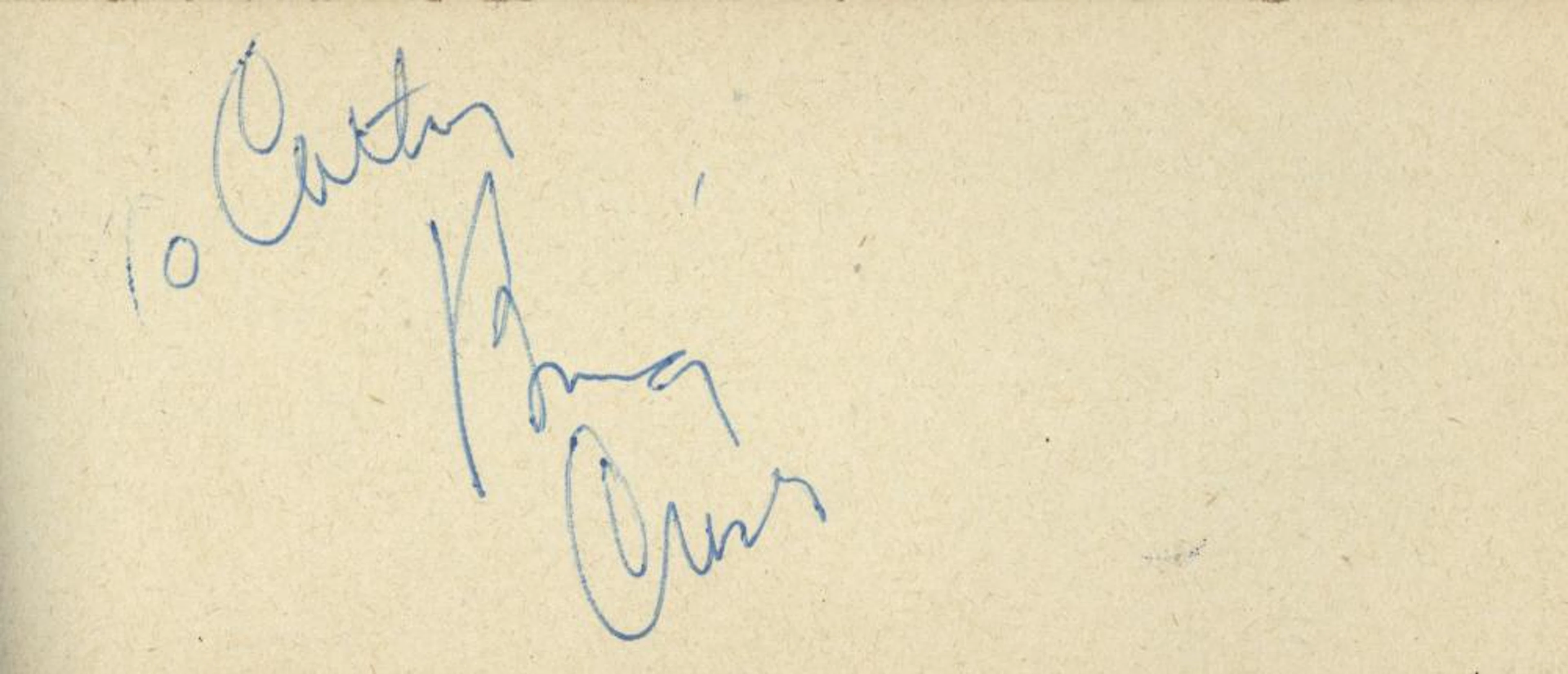 Autograph Album.- Actors & Entertainers
