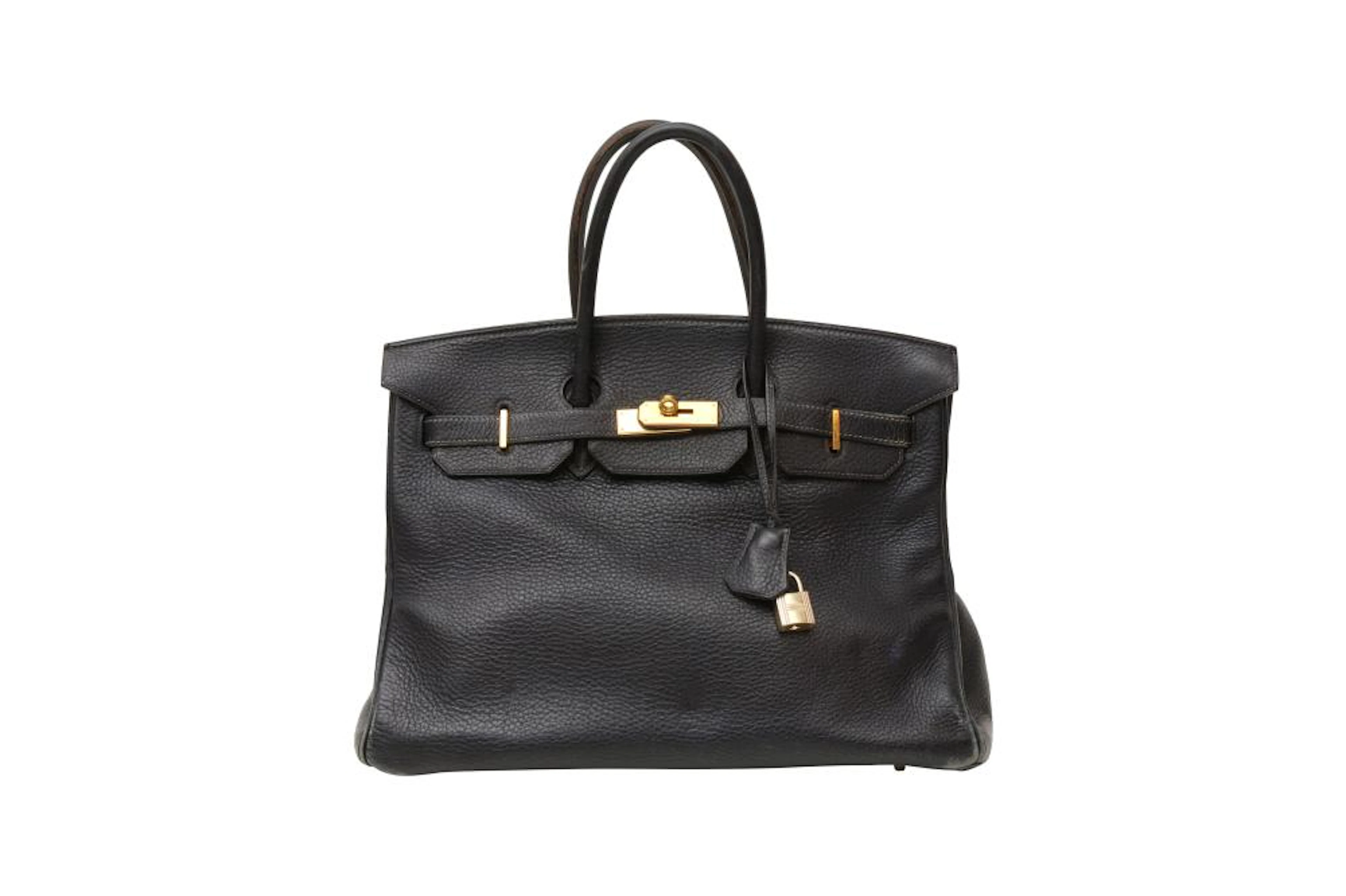 Hermes Navy Clemence Birkin 35
