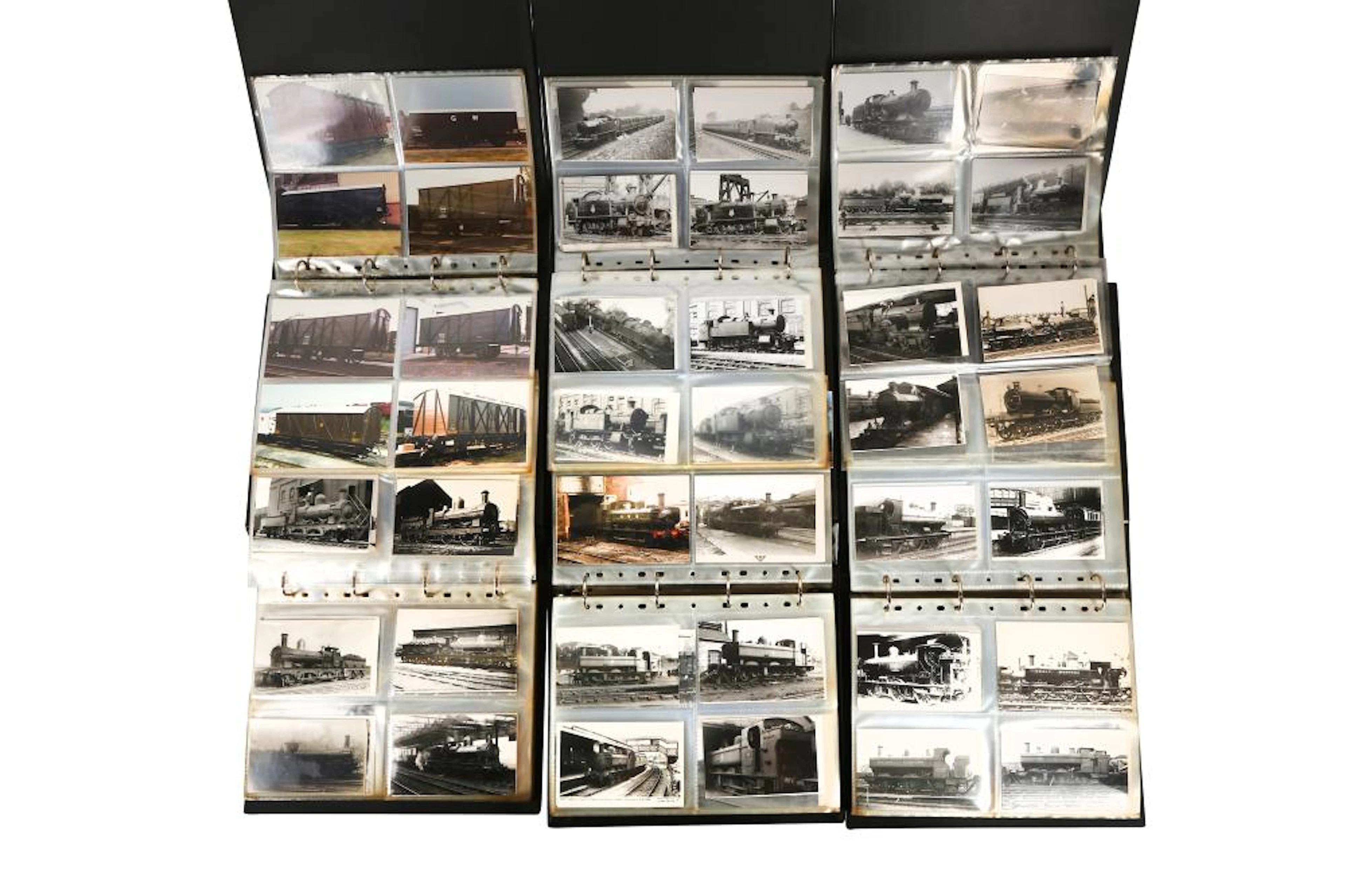 COLLECTION OF TRAIN PHOTOGRAPHS, 20th century