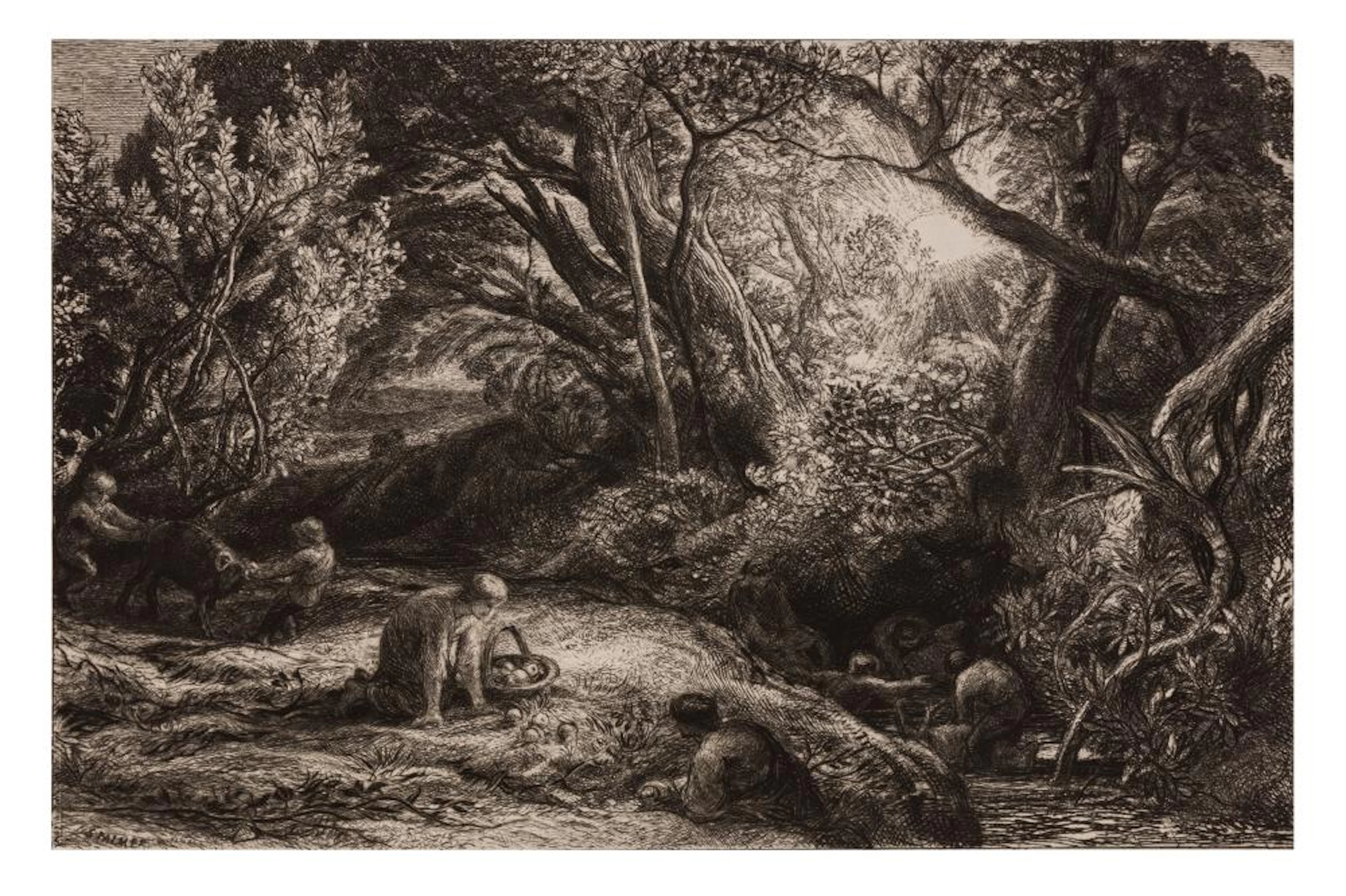 SAMUEL PALMER (LONDON 1805-1881 REDHILL)