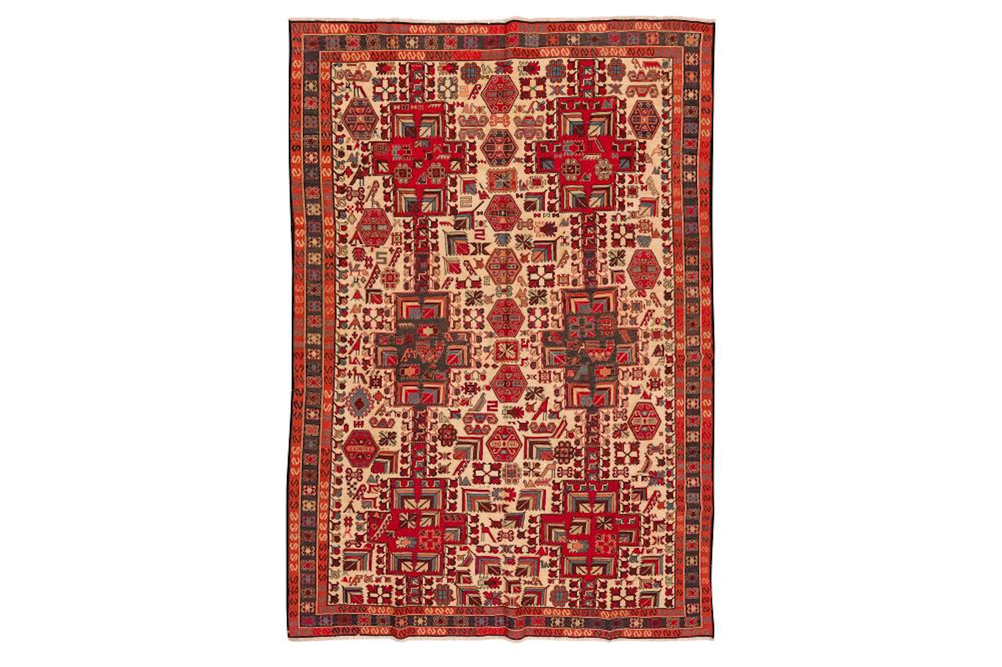 A FINE SOUMAC CARPET, SOUTH CAUCASUS