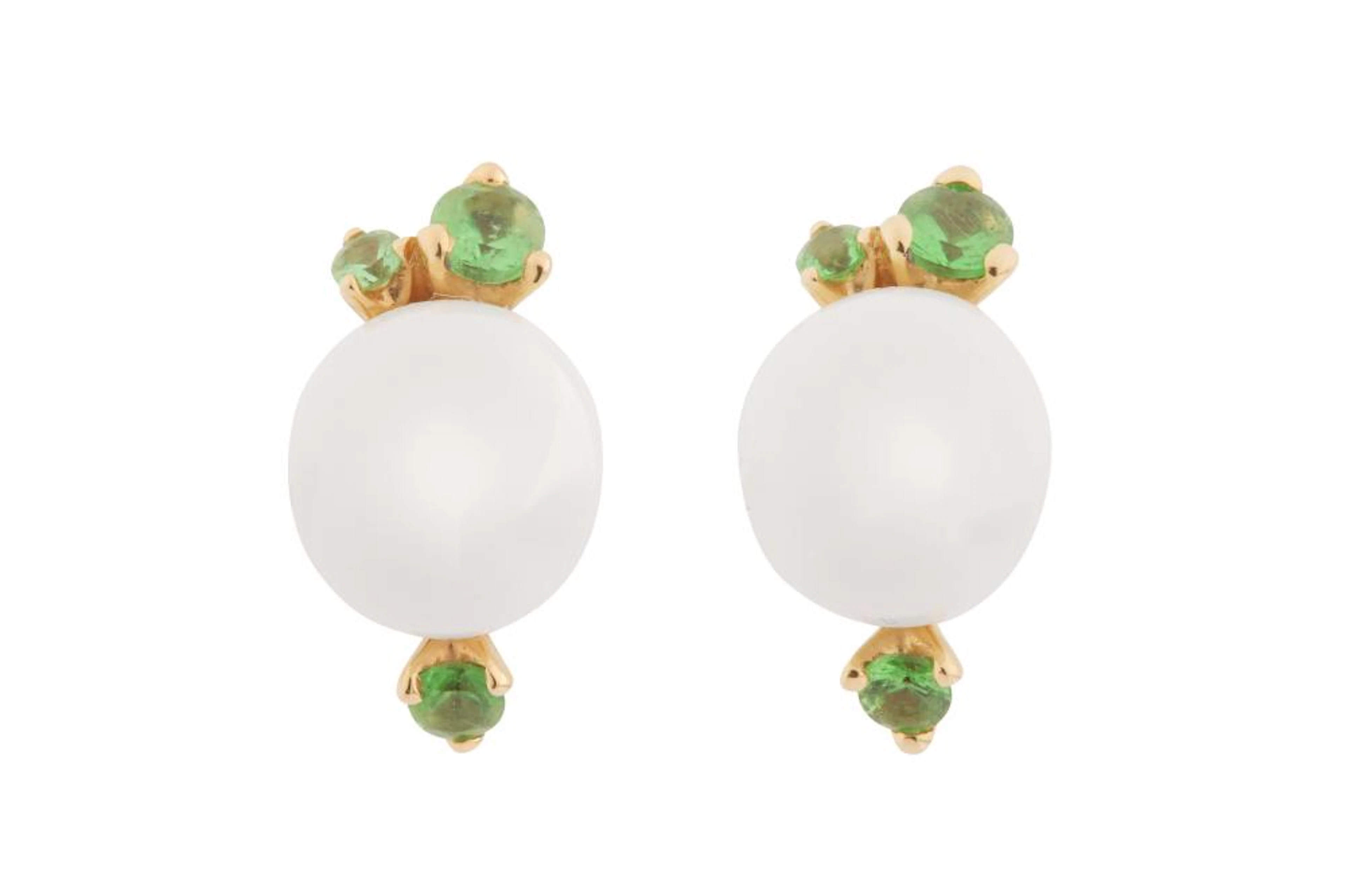 A PAIR OF 'CAPRI' STUD EARRINGS BY POMELLATO