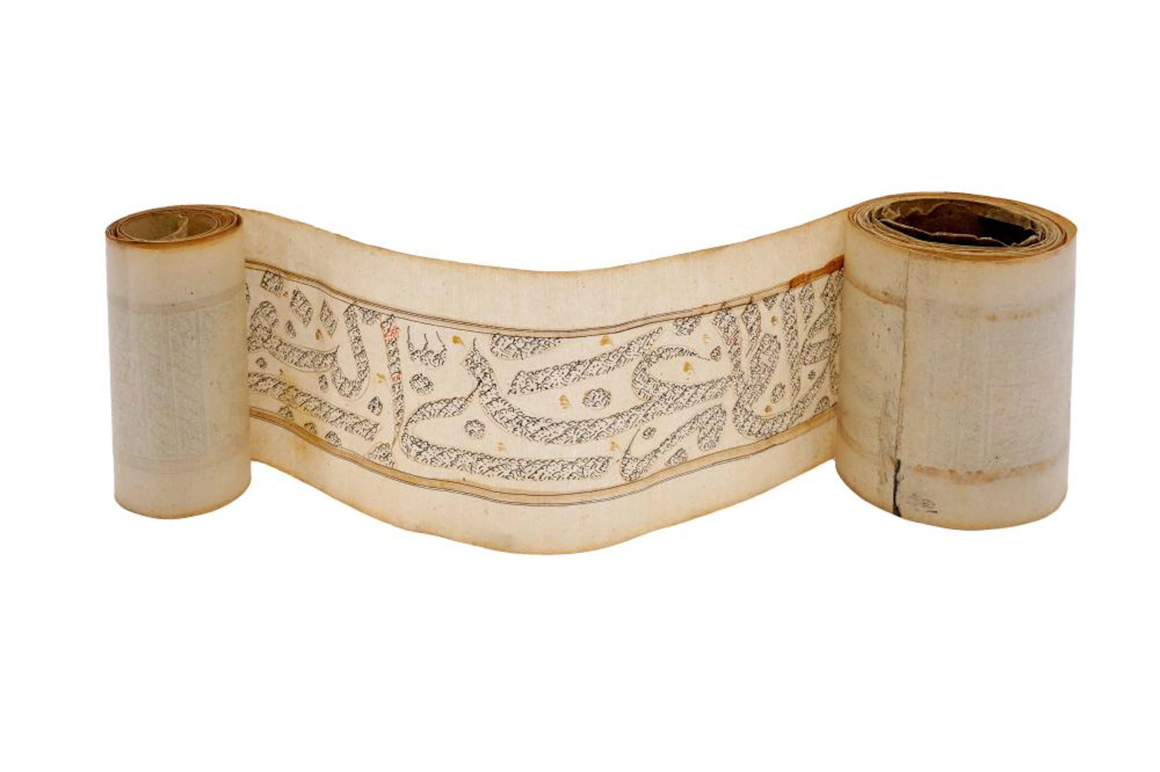 AN IRANIAN QUR?AN SCROLL Qajar Iran, dated 1258 AH (1842 AD)