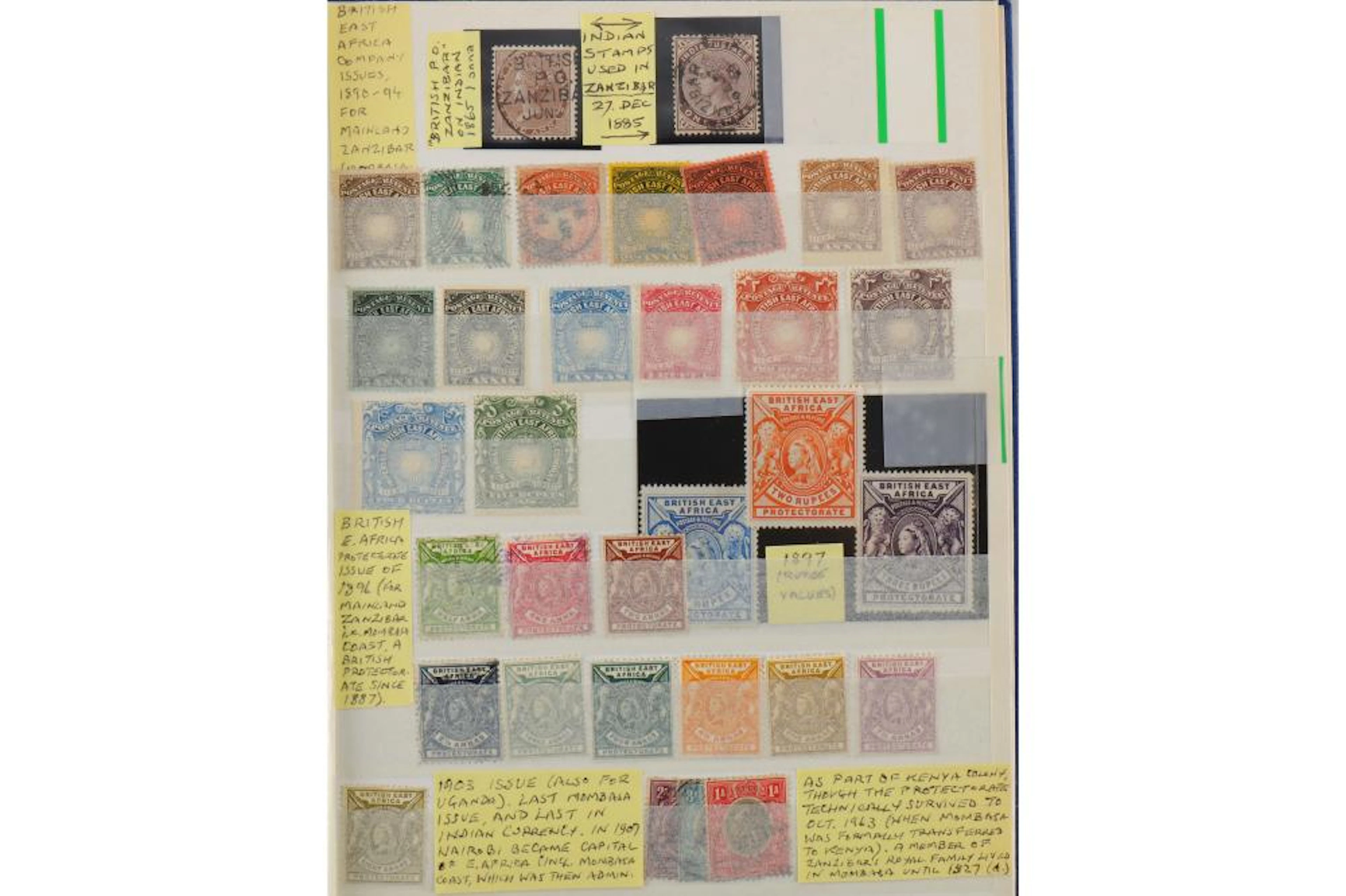 ZANZIBAR DISPLAY ALBUM 1896/1967