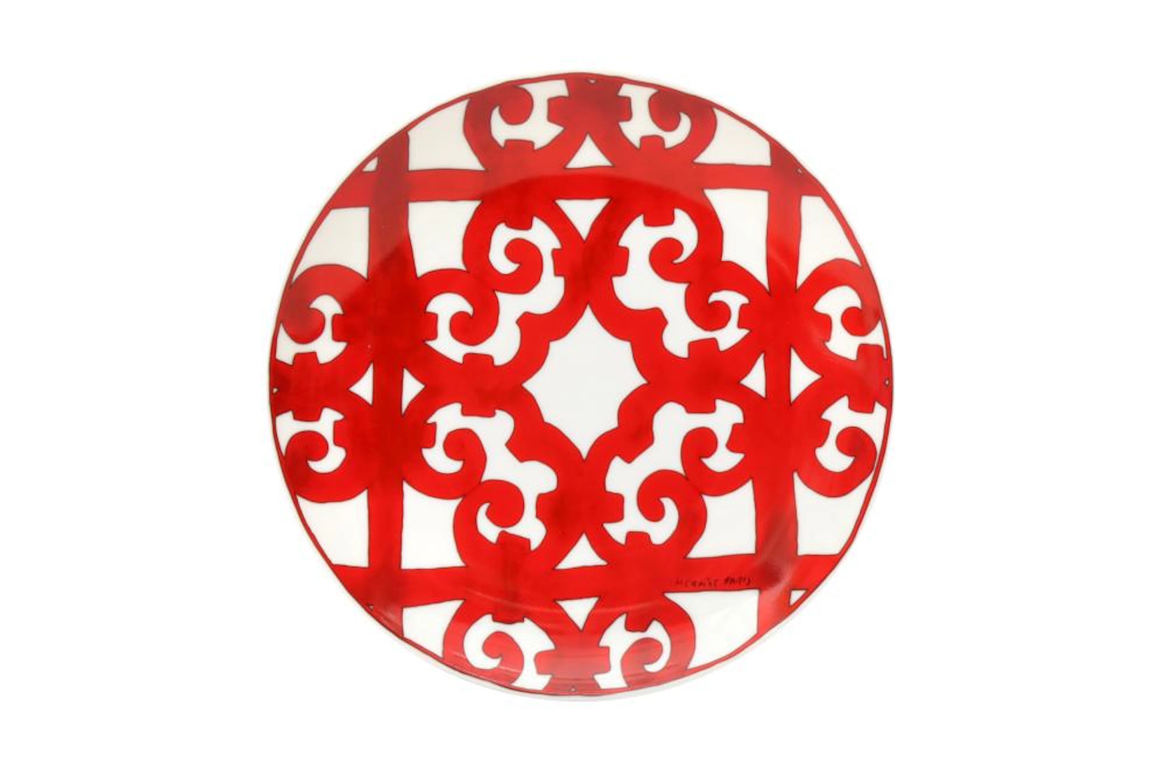Hermes 'Balcon du Guadalquivir' Dessert Plates