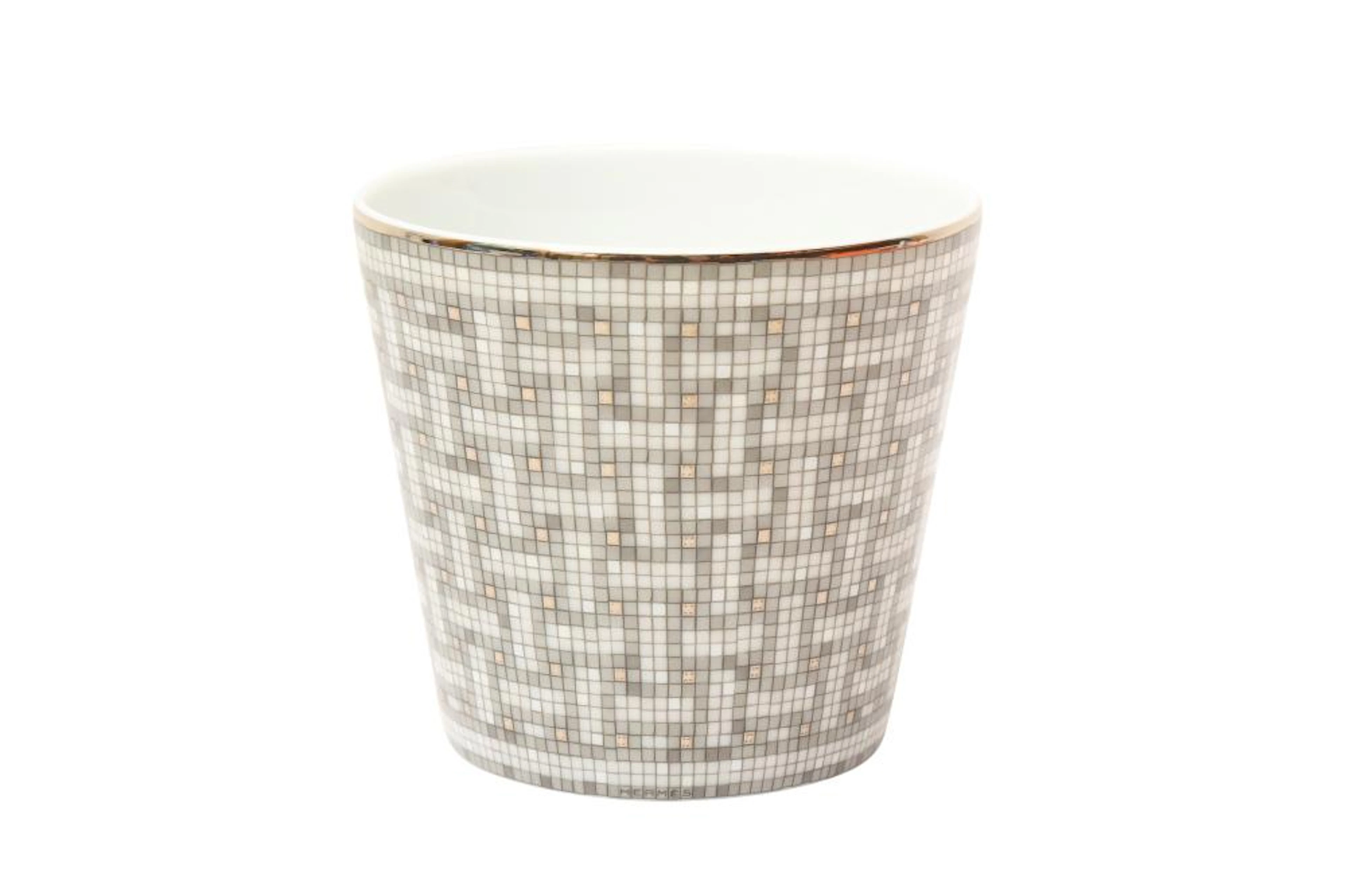 Hermes ?Mosaique Au 24 Platinum? Tumblers