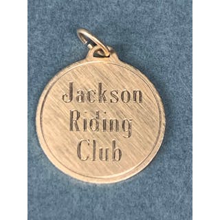 Jackson Riding Club 14K Gold Pendant