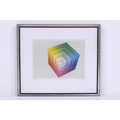 Beck o Jung, färglitografi,