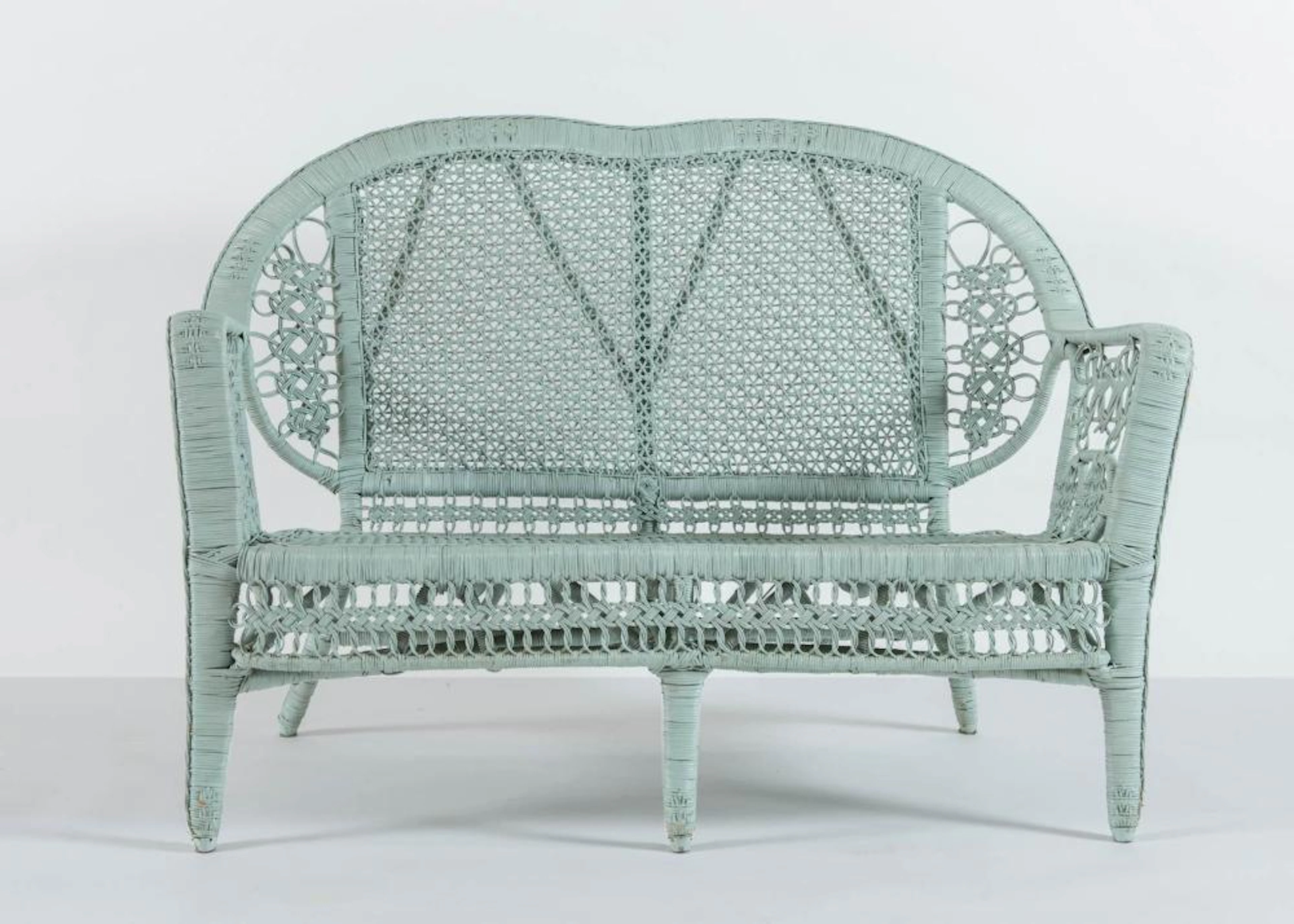 Valentino Più, Divanetto azzurro, Anni ?70.