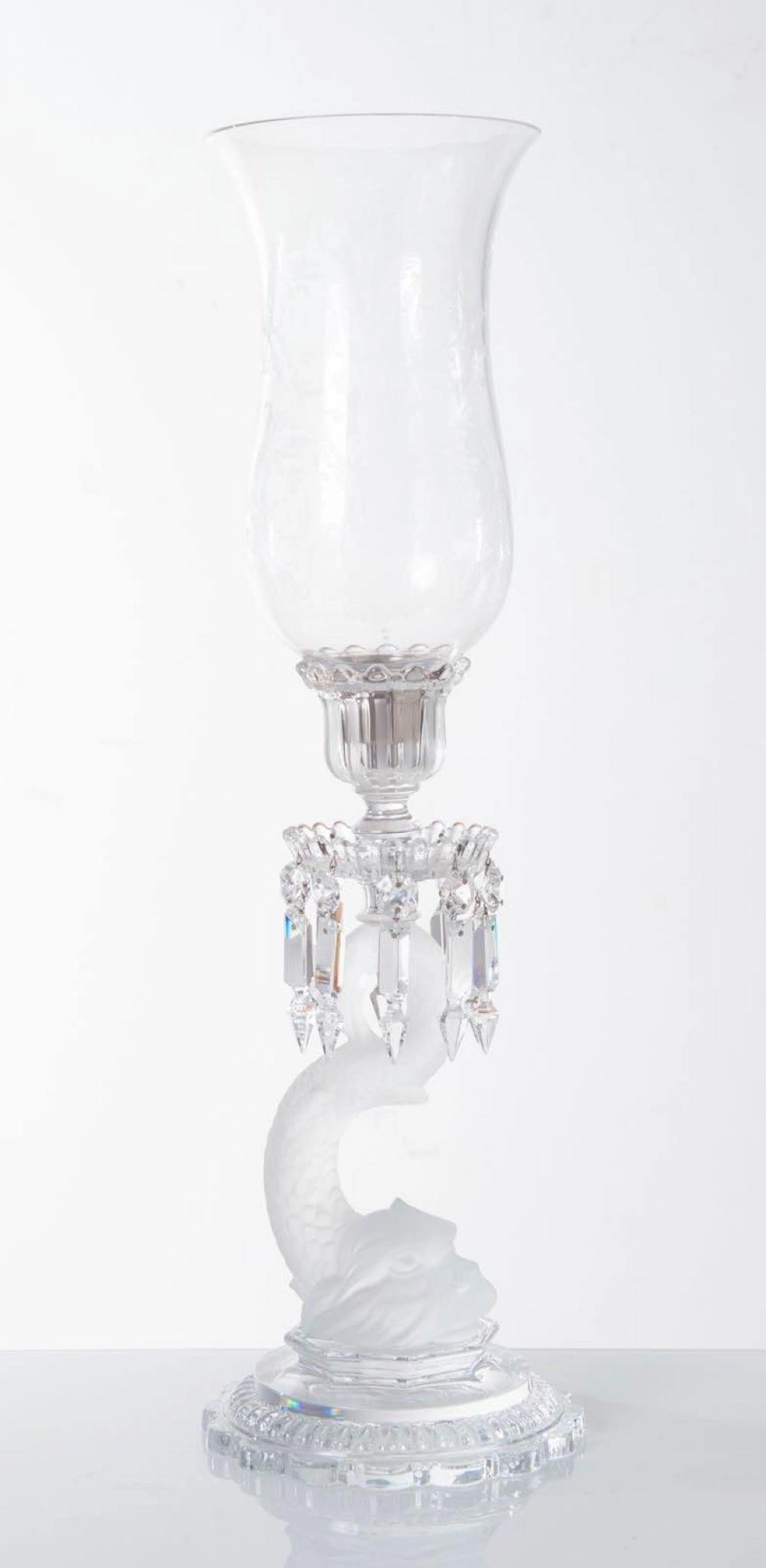 Baccarat - Francia, XX secolo, Candelabro modello ?Dauphin?.