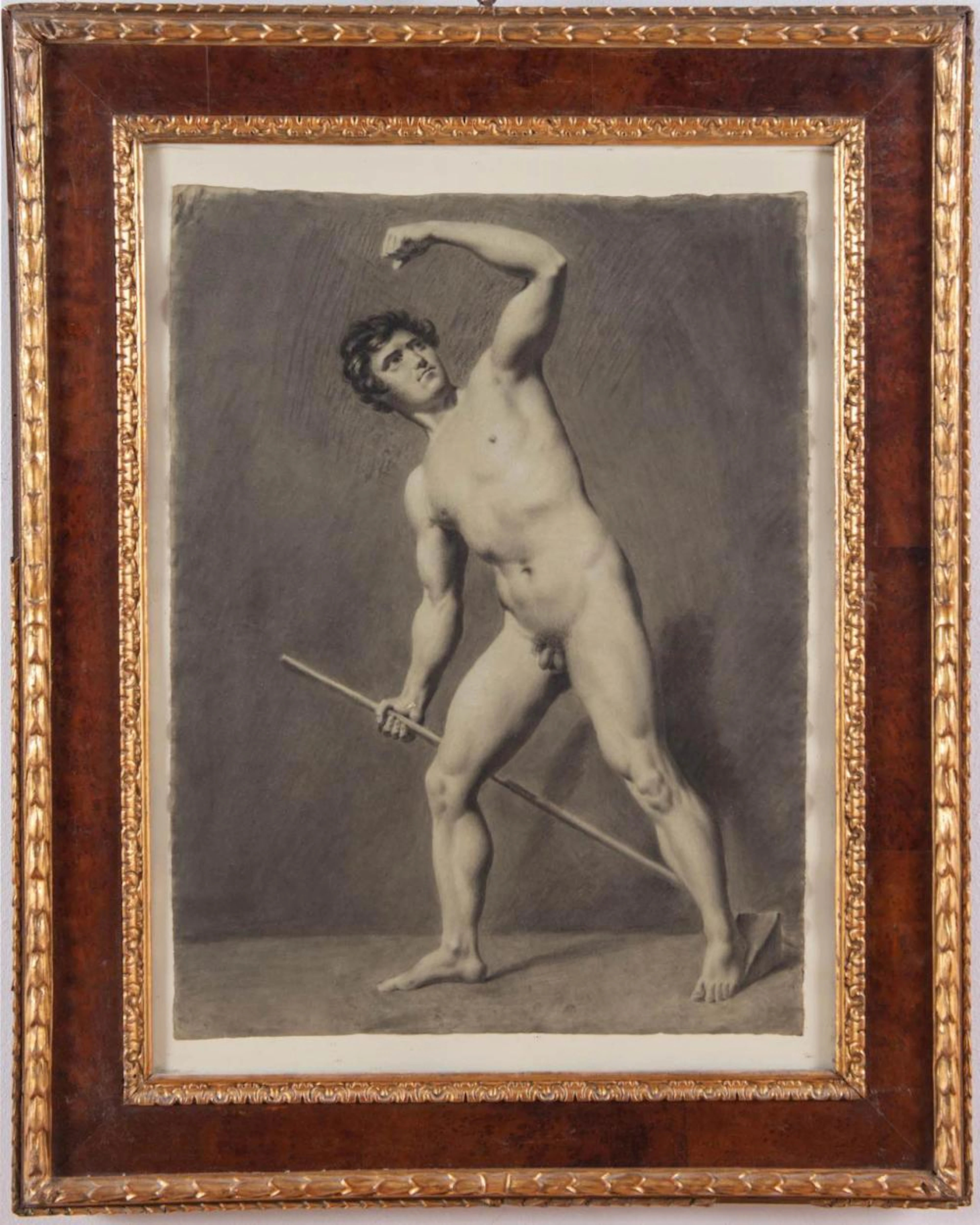 Scuola Francese del XIX secolo, ?Nudo maschile?.