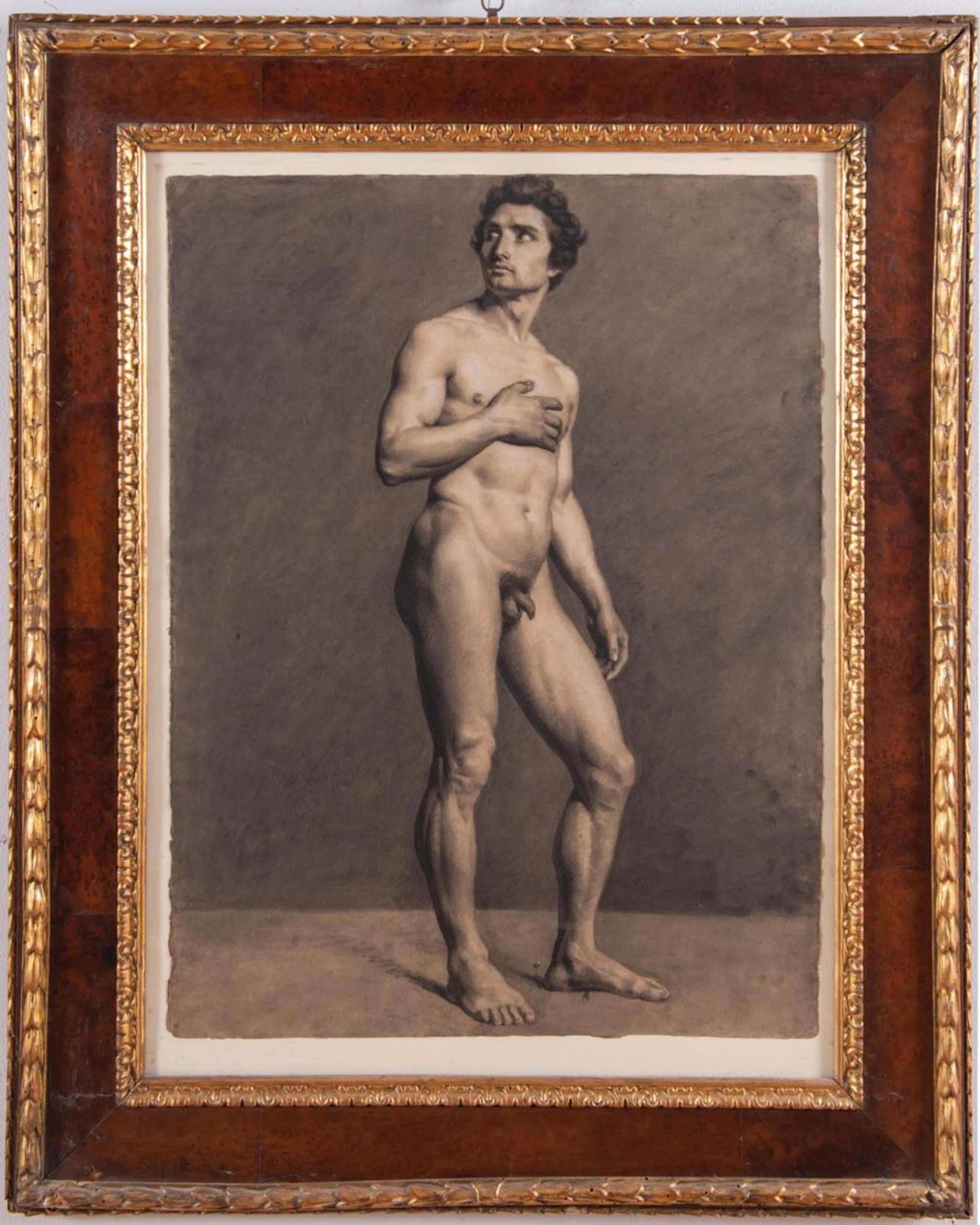 Scuola Francese del XIX secolo, ?Nudo maschile?.