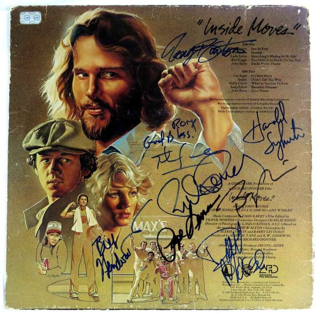 Inside Moves Cast Signed Autographed Laserdisc Cover Donner Morse ...