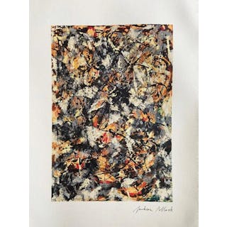 Jackson Pollock , 'Untitled- 1982' Limited edition lithograph